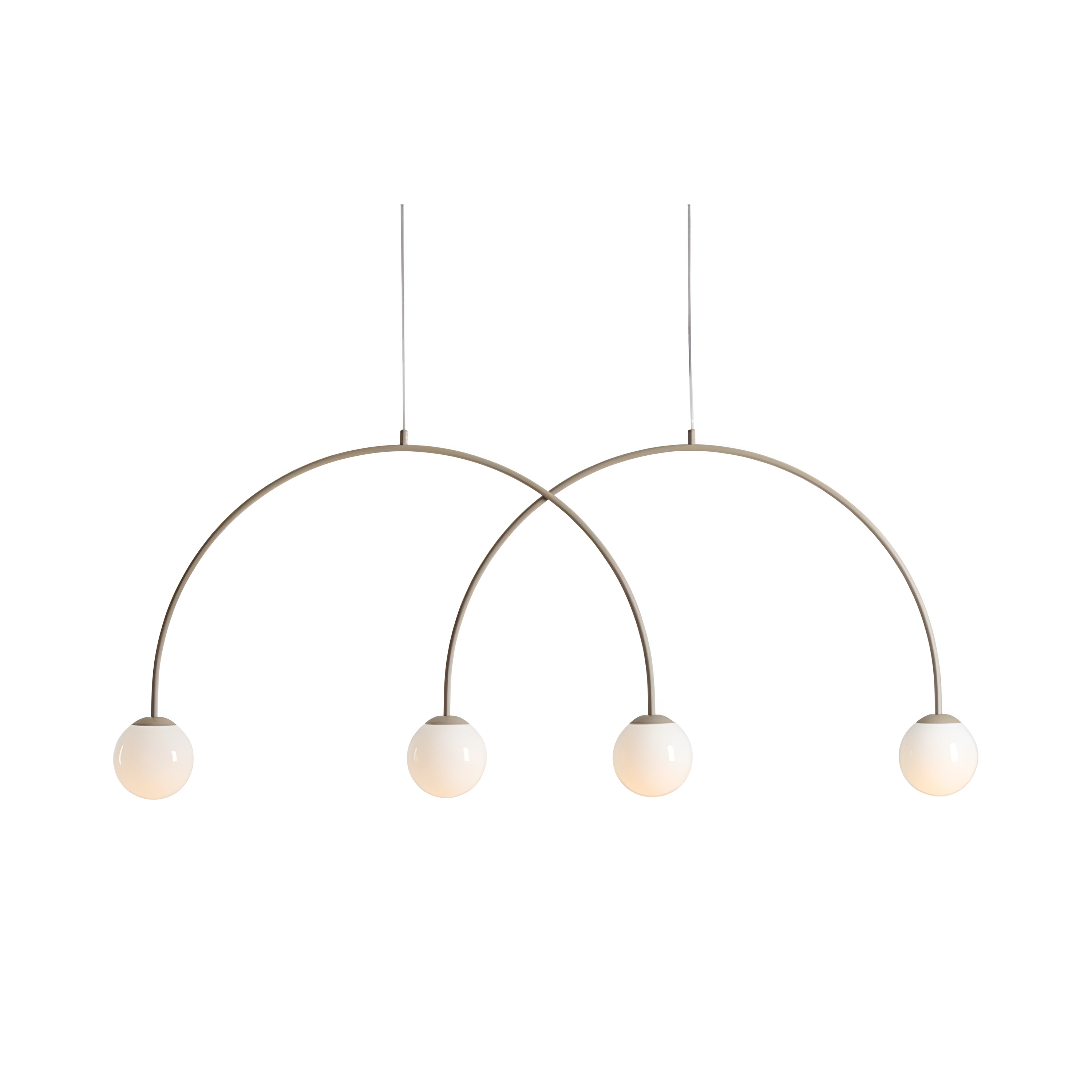 Lampa wisząca UNA DUO beżowy