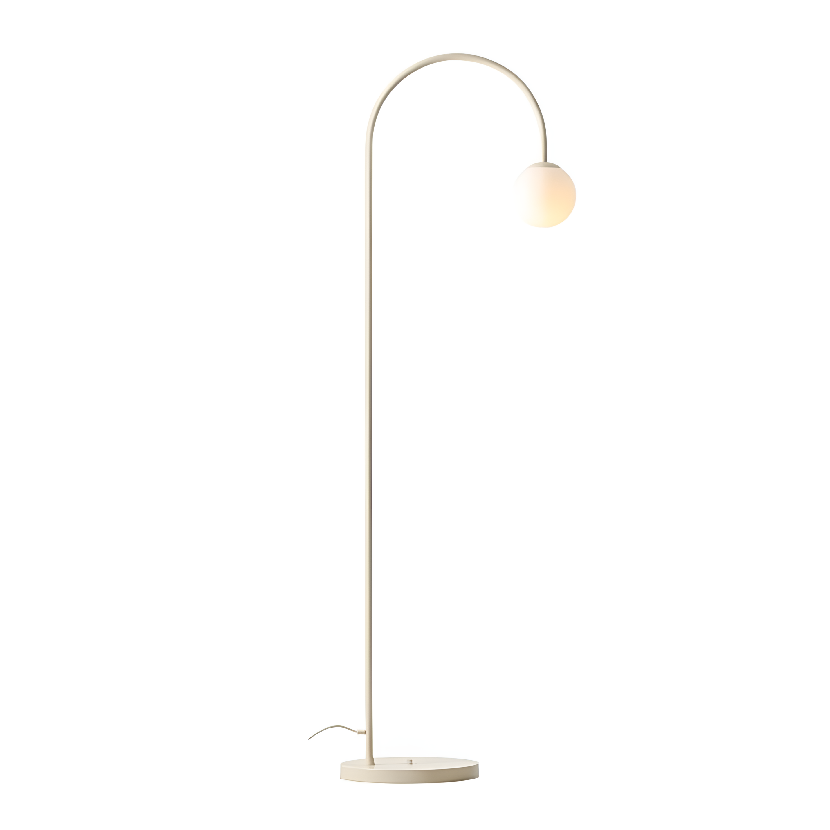 Lampa podłogowa UNA kremowy