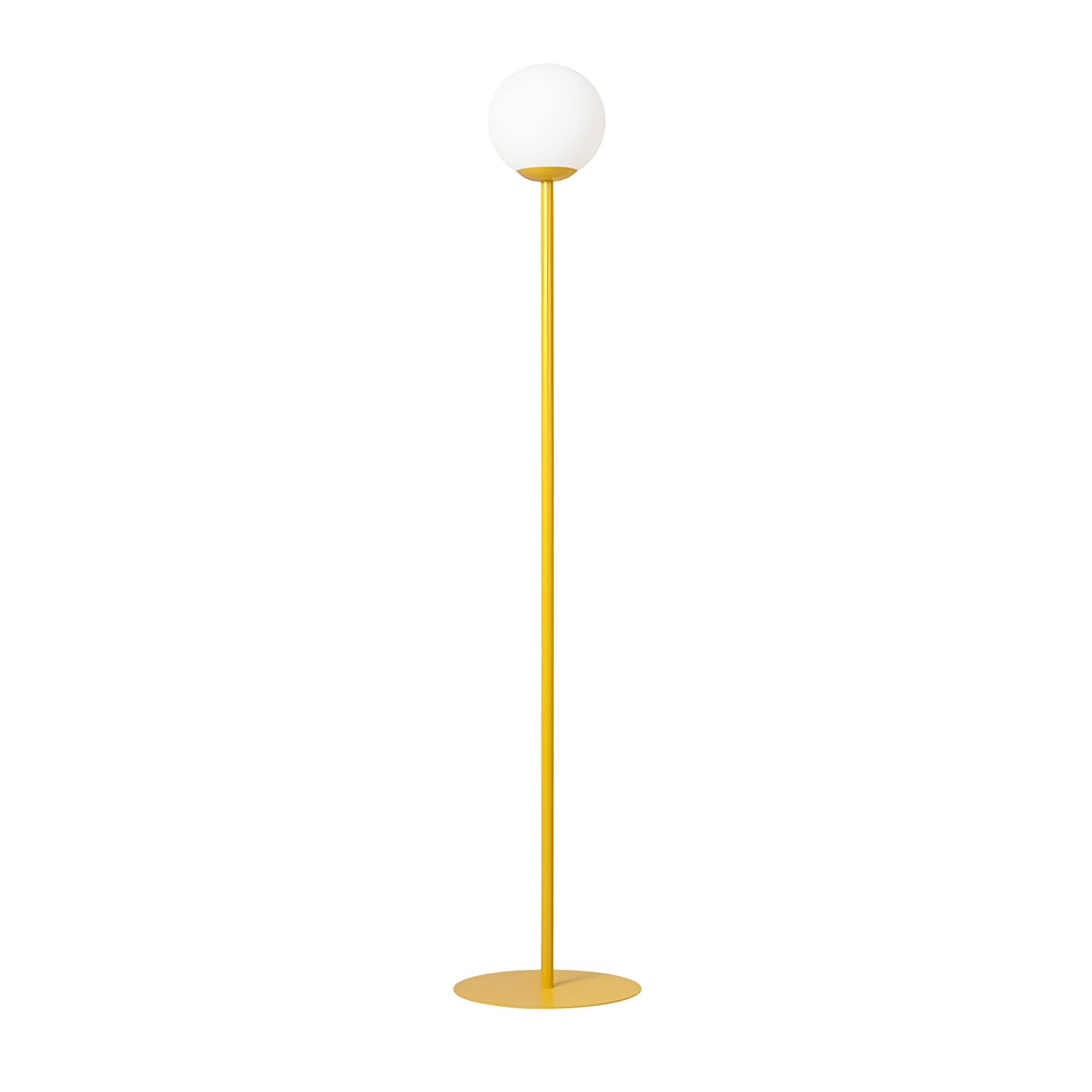 Pinne mustard floor lamp yellow