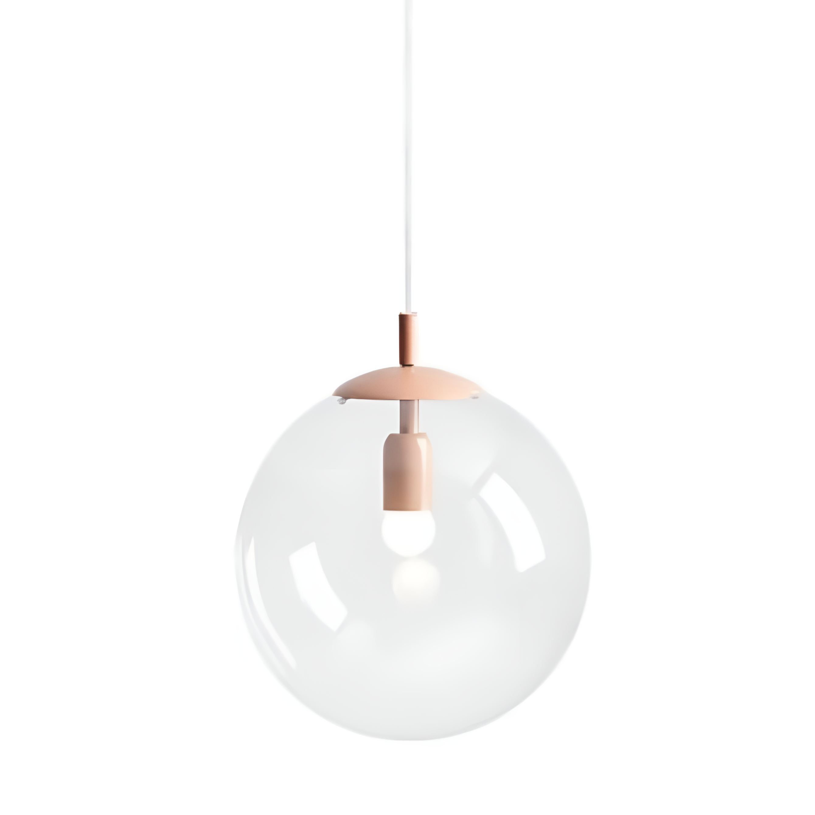 Lampa wisząca GLOBE koralowy