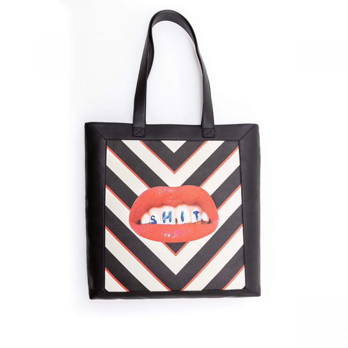 Torba na ramię SHIT czarny Seletti Eye on Design