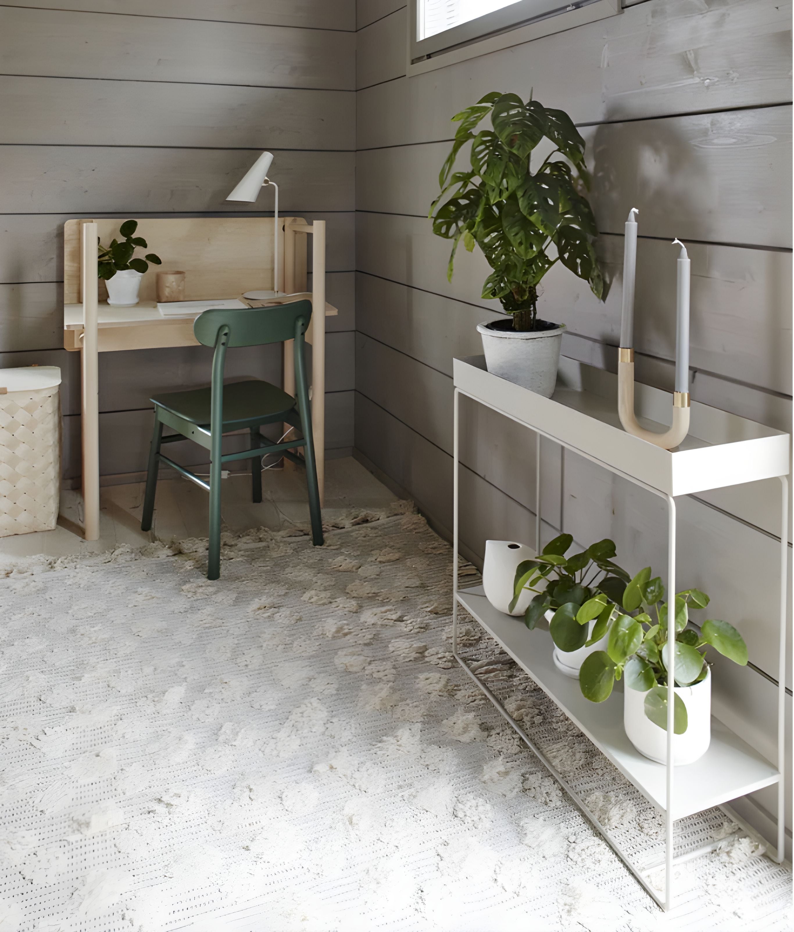 Konsola PLANT BOX TWO-TIER jasnoszary