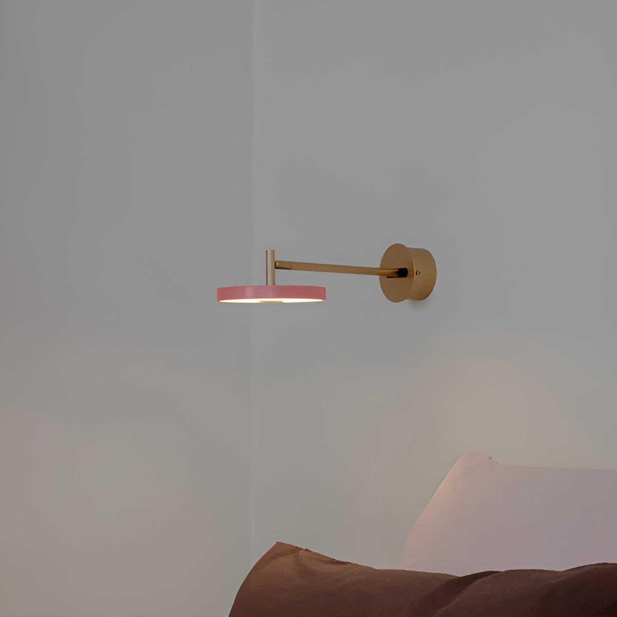 Lampa ścienna ASTERIA WALL różowy