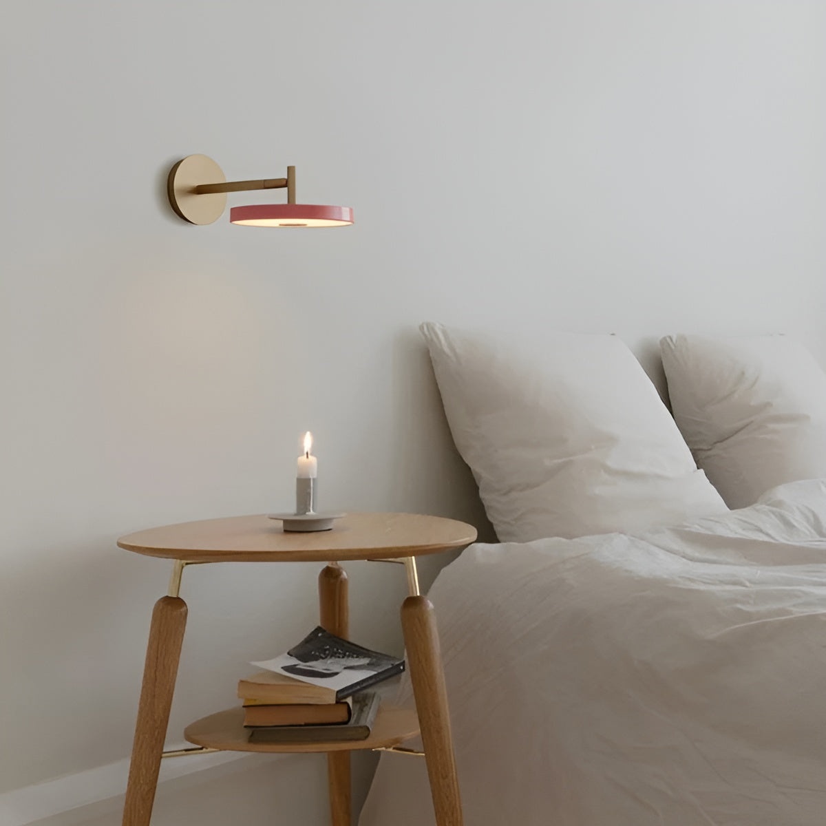 Lampa ścienna ASTERIA WALL różowy