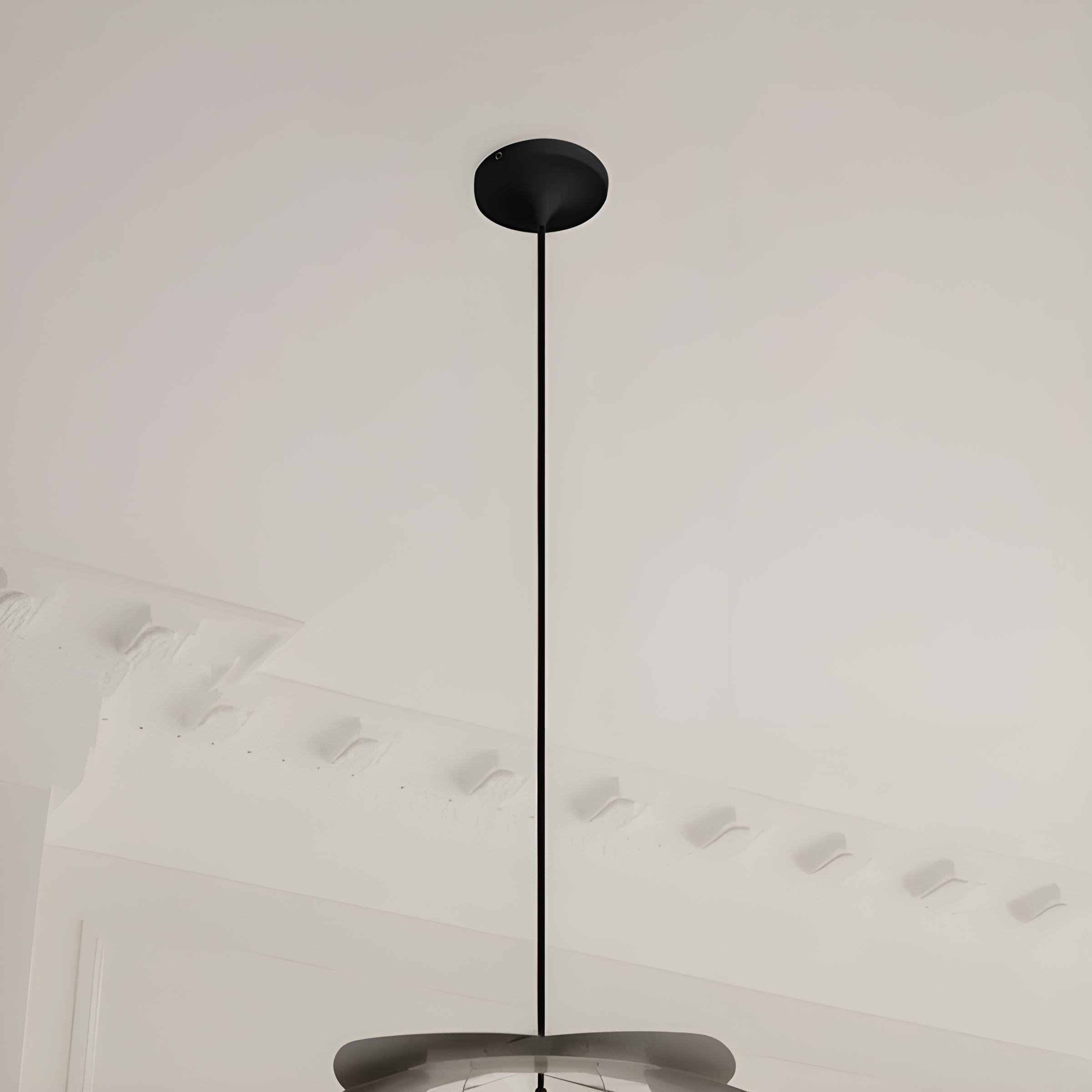 CORD PRO black pendant lamp mounting