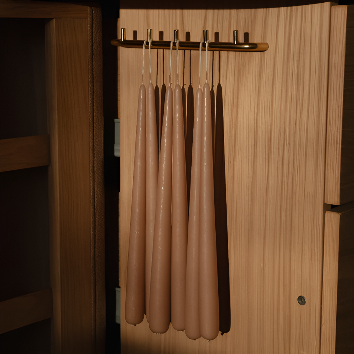 TREASURES cabinet dark gray with oak base