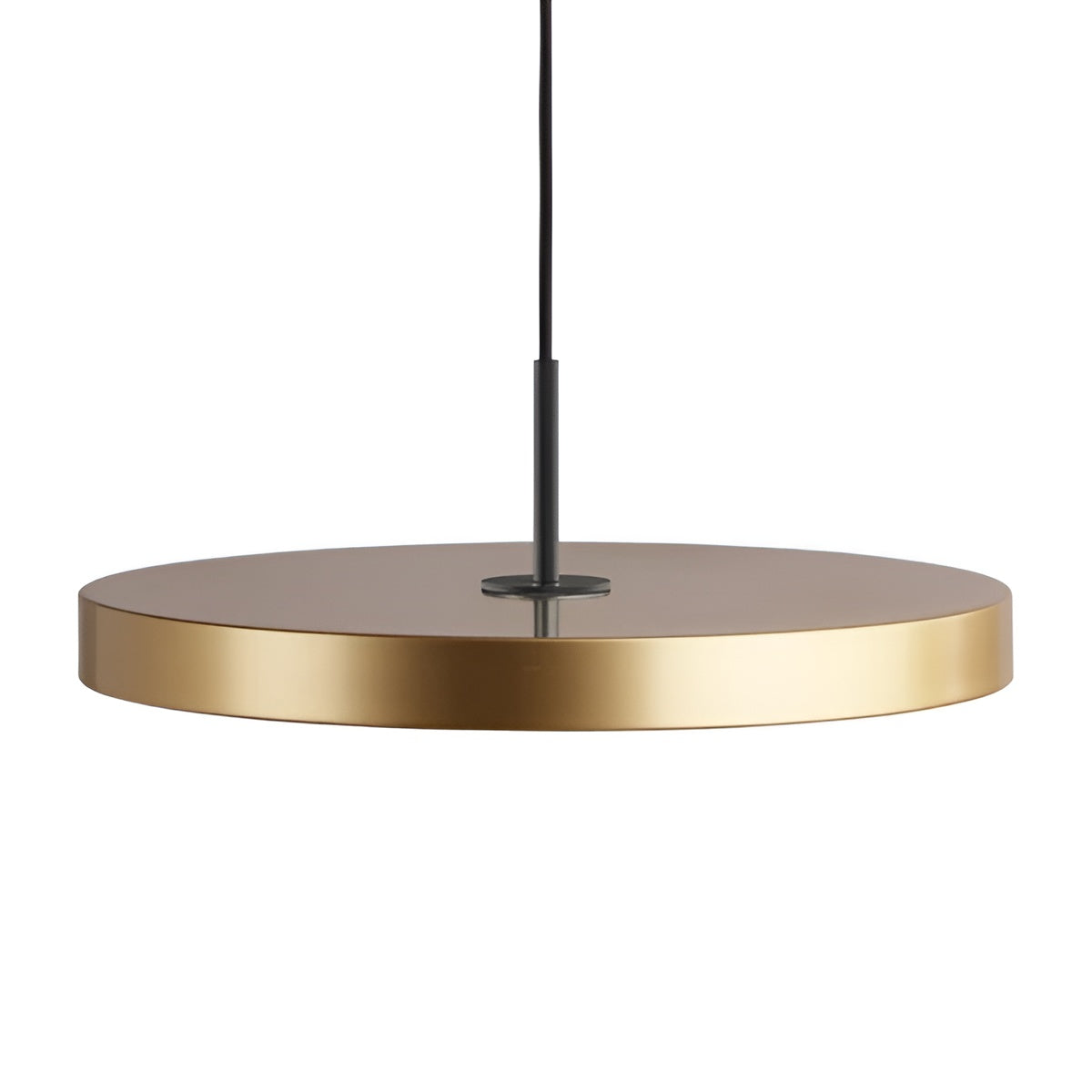 ASTERIA PLUS pendant lamp in gold with black insert