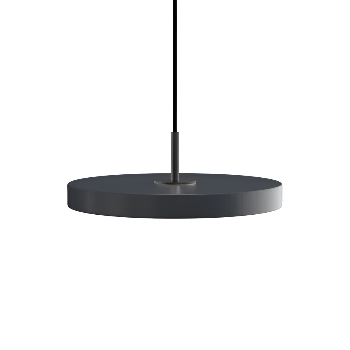 Lampa wisząca ASTERIA PLUS antracytowy z czarną wstawką