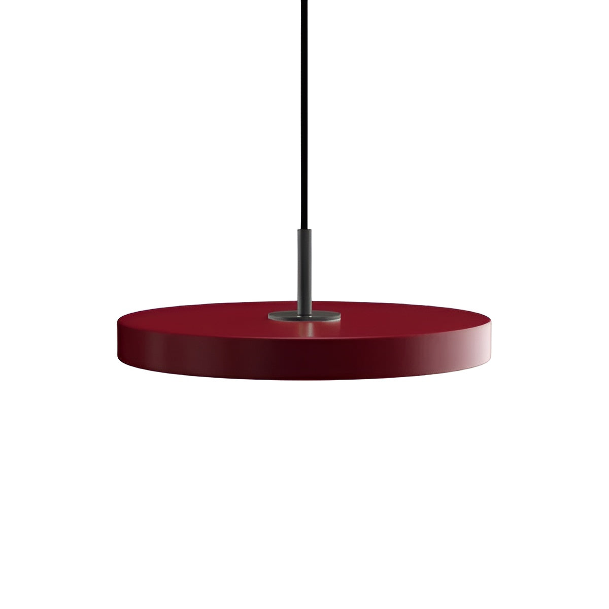 Lampa wisząca ASTERIA PLUS bordowy z czarną wstawką