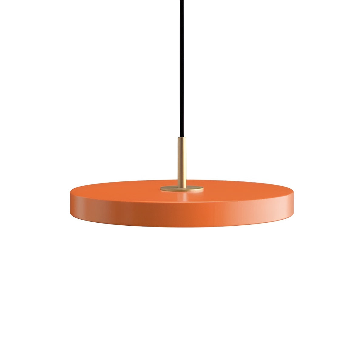 Lampa wisząca ASTERIA PLUS pomarańczowy ze złotą wstawką