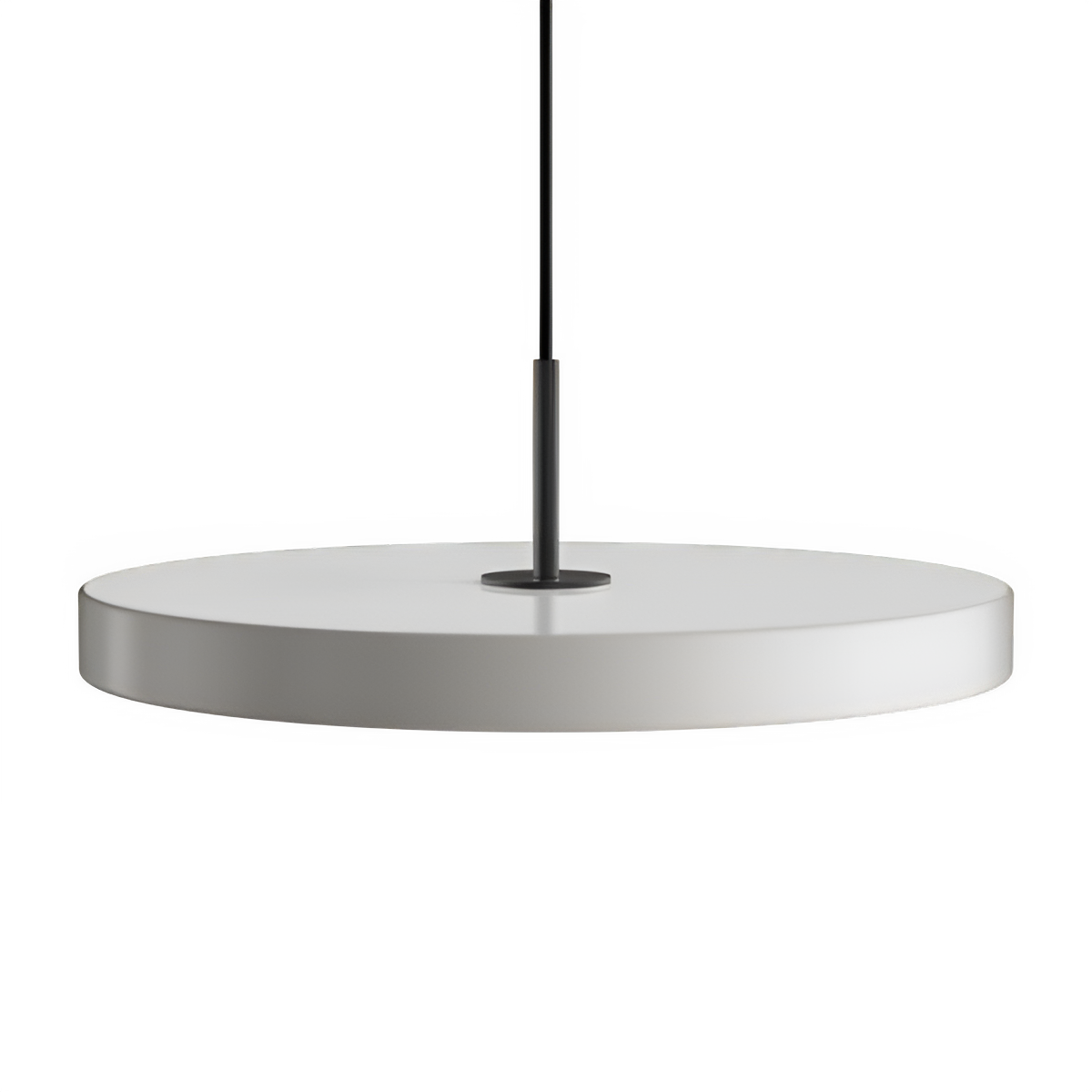 Lampa wisząca ASTERIA PLUS jasnoszary z czarną wstawką