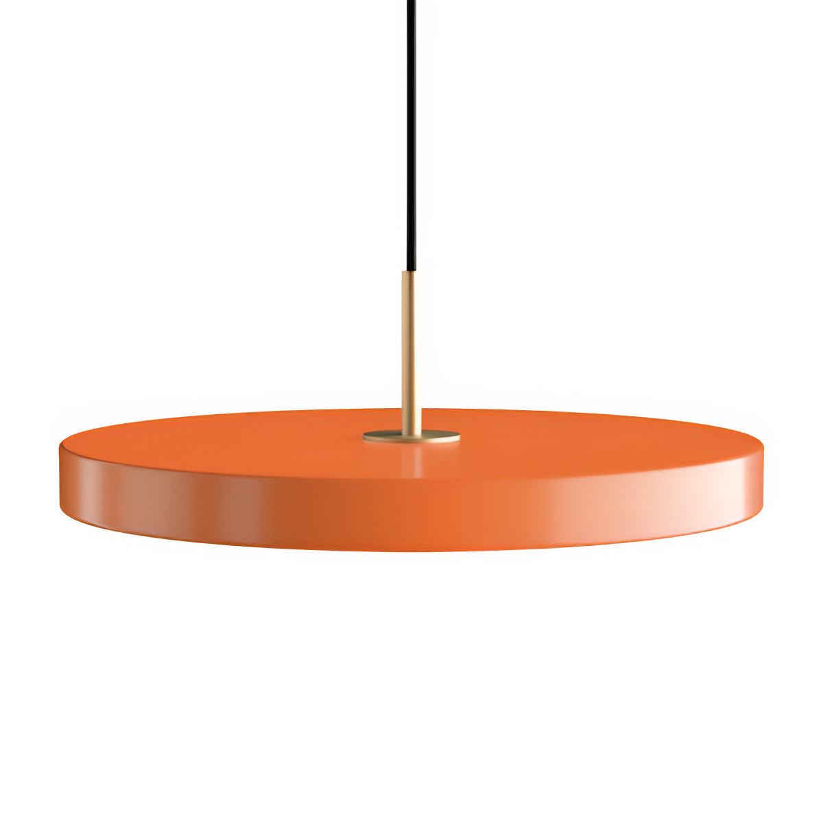 Lampa wisząca ASTERIA PLUS pomarańczowy ze złotą wstawką
