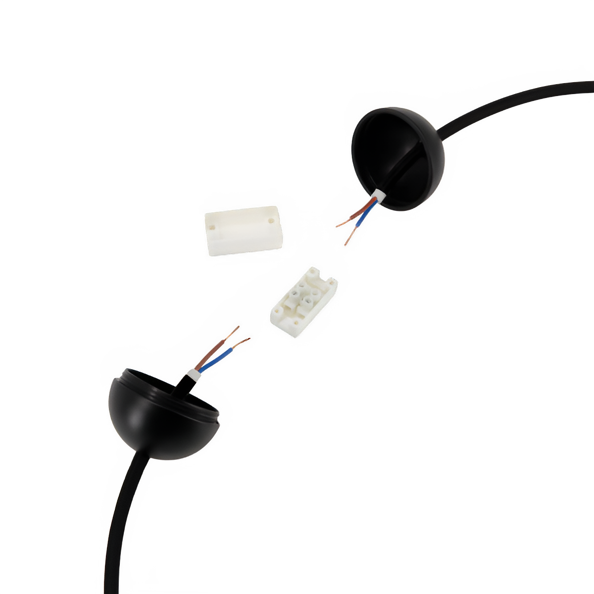 Konektor do kabla CORD CONNECTOR czarny