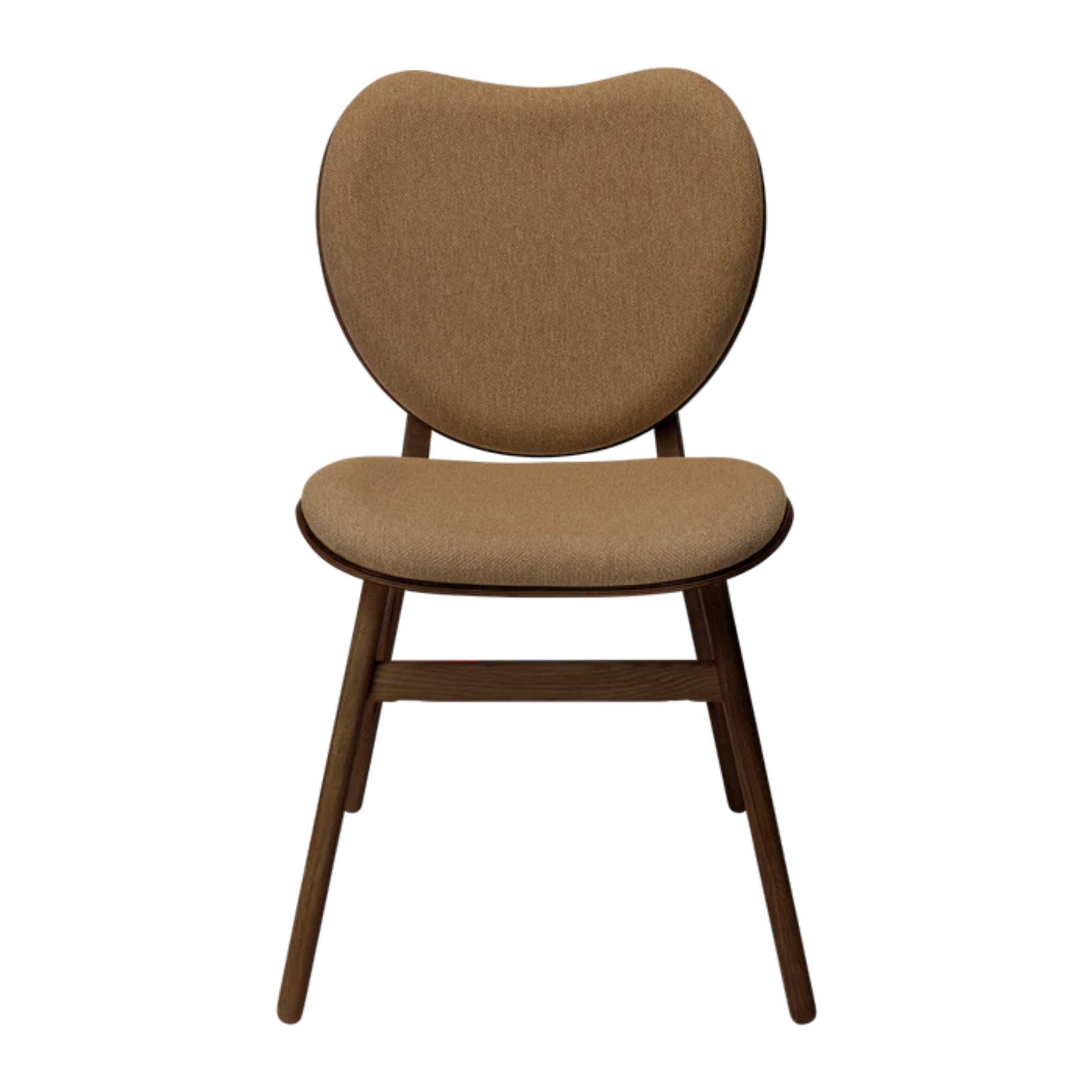 CONVERSATION chair brown with dark oak base