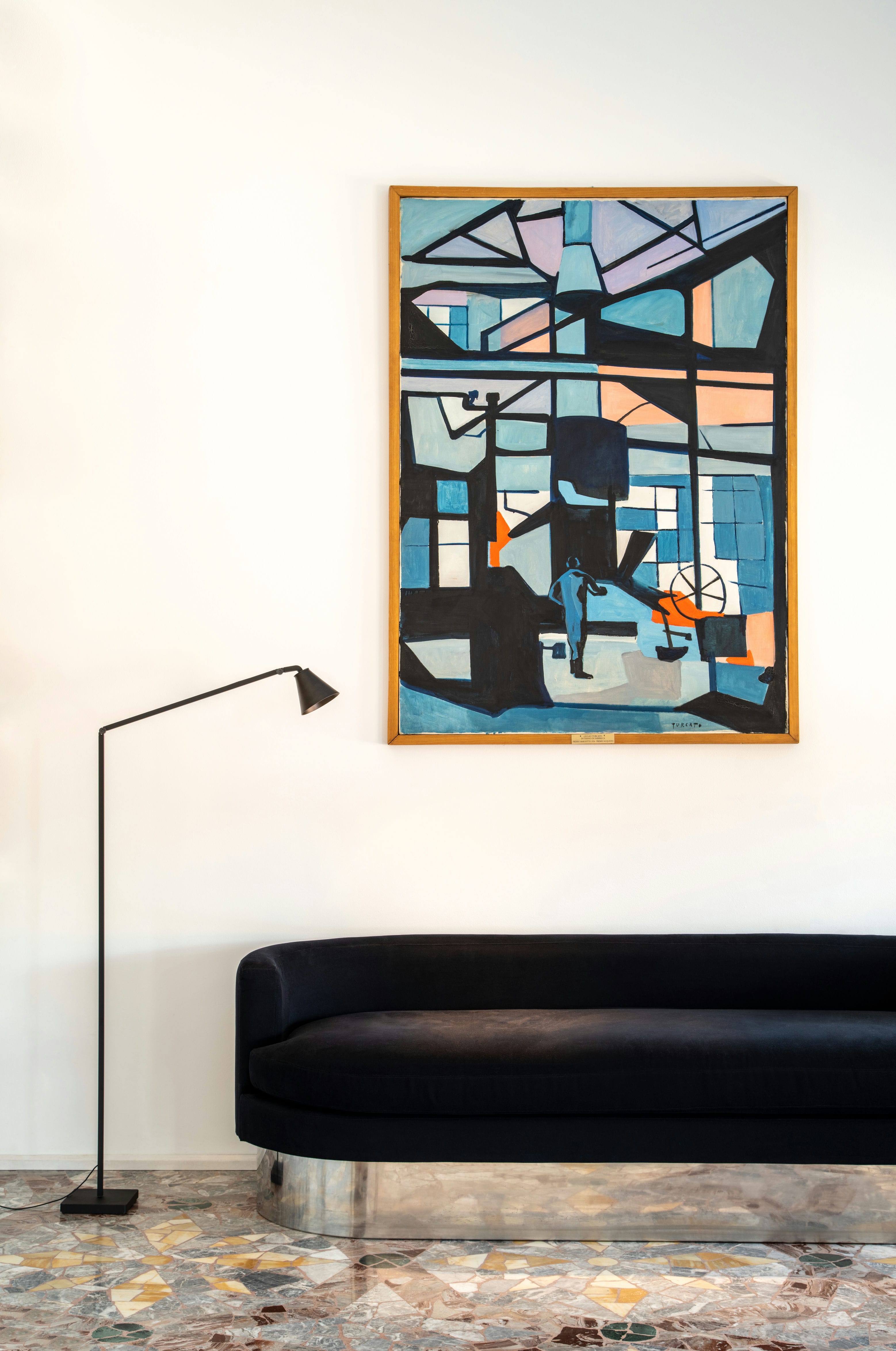 Stehlampe zum Lesen UNTITLED CORE schwarz