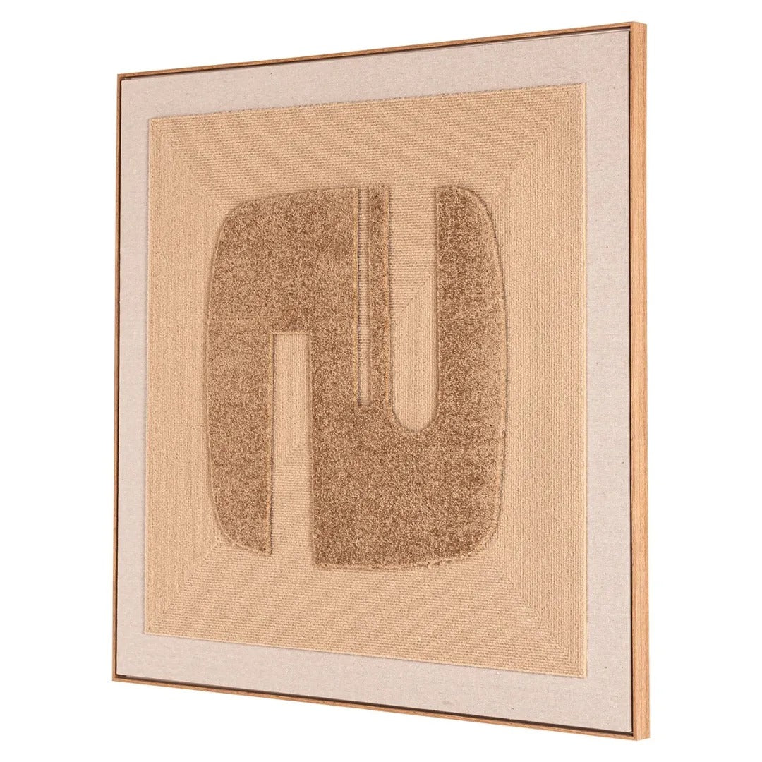 SEDA canvas with a brown pattern