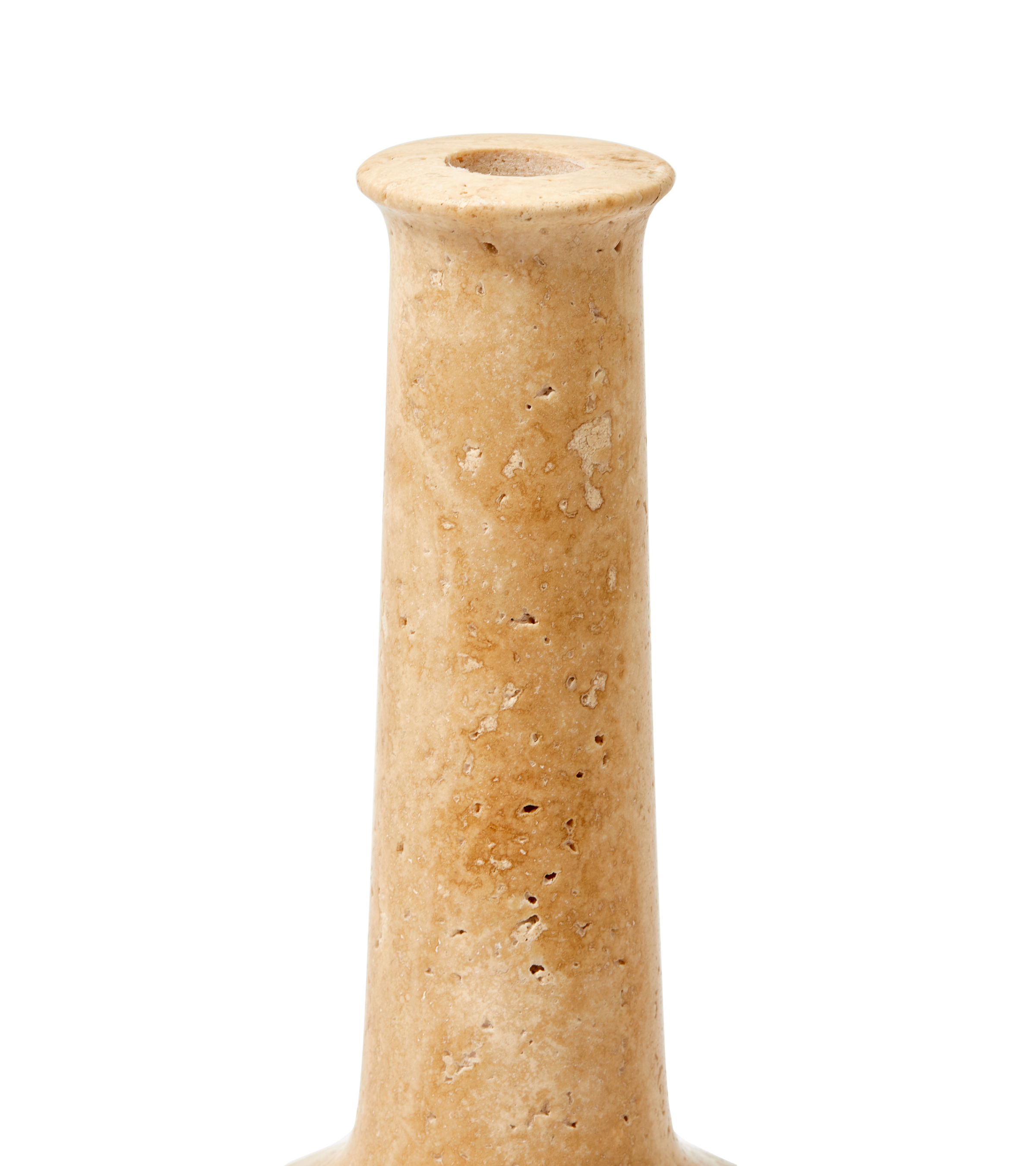 HERITAGE WHISKEY Kerzenständer beige Travertin