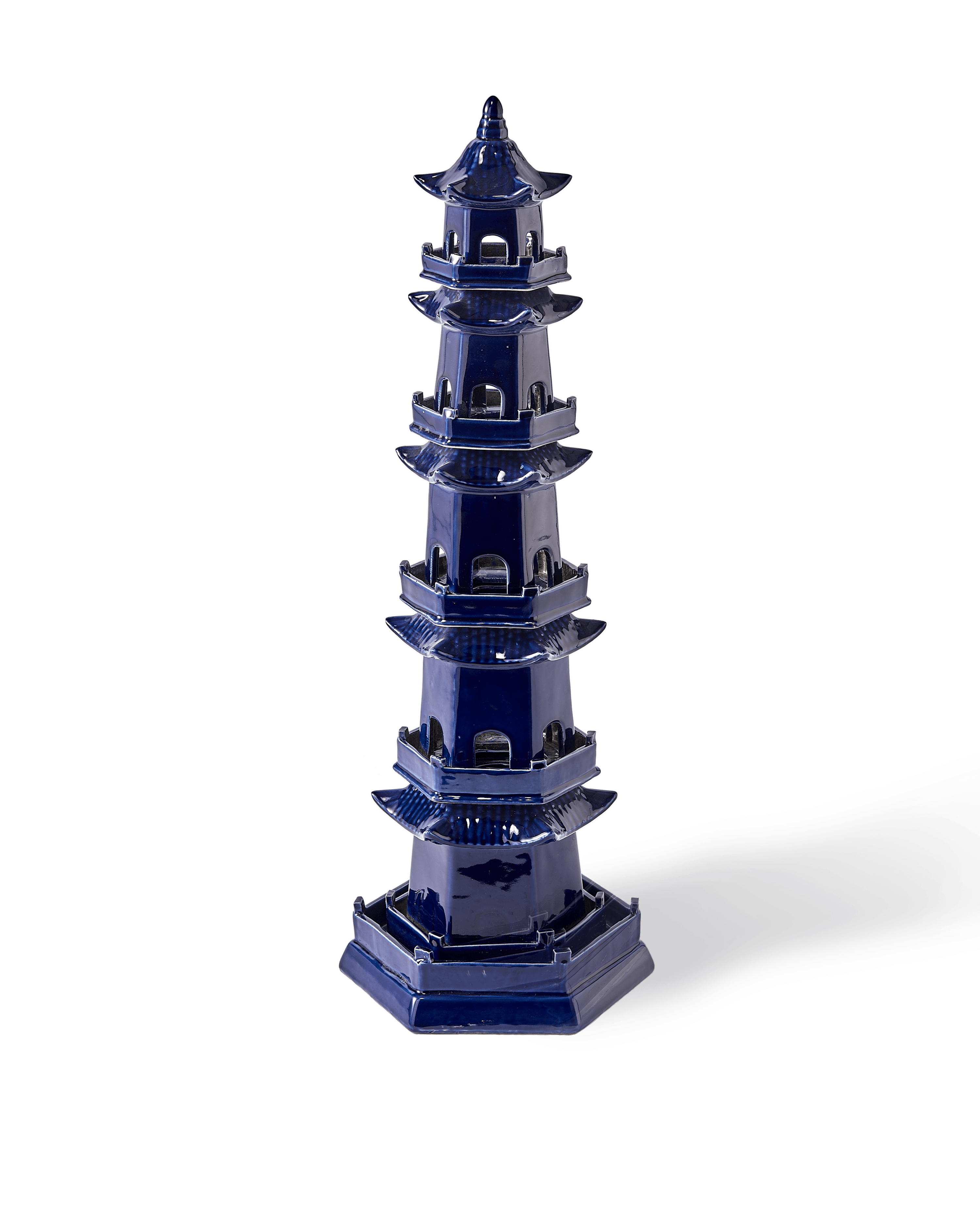 Wazon PAGODA granatowy Pols Potten Eye on Design