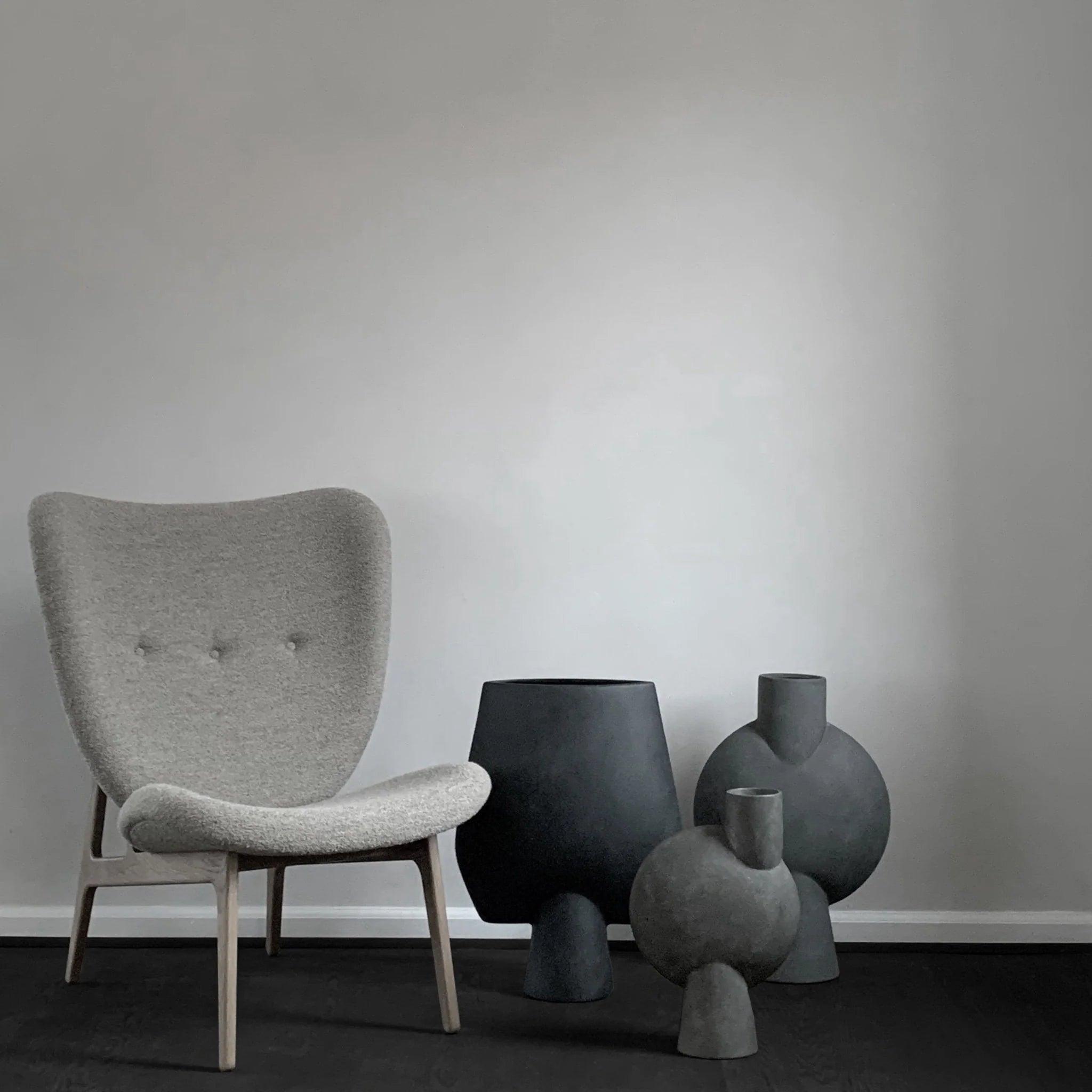 Wazon SPHERE SQUARE czarny 101 Copenhagen Eye on Design