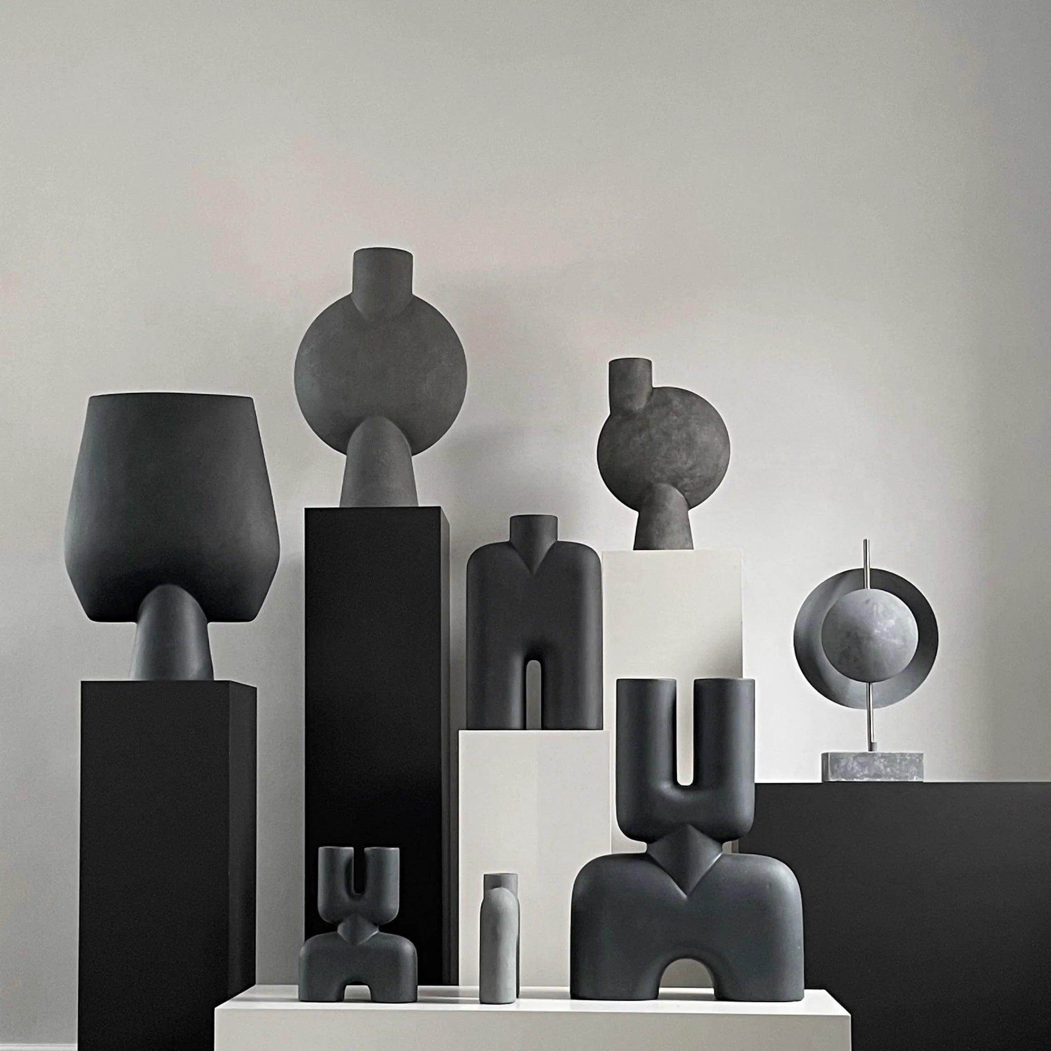 Wazon SPHERE SQUARE czarny 101 Copenhagen Eye on Design