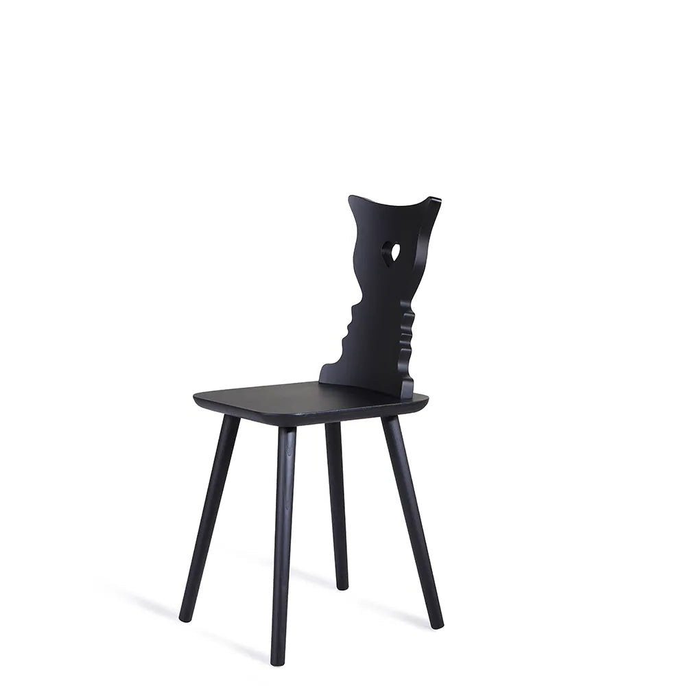 Stuhl in Schwarz