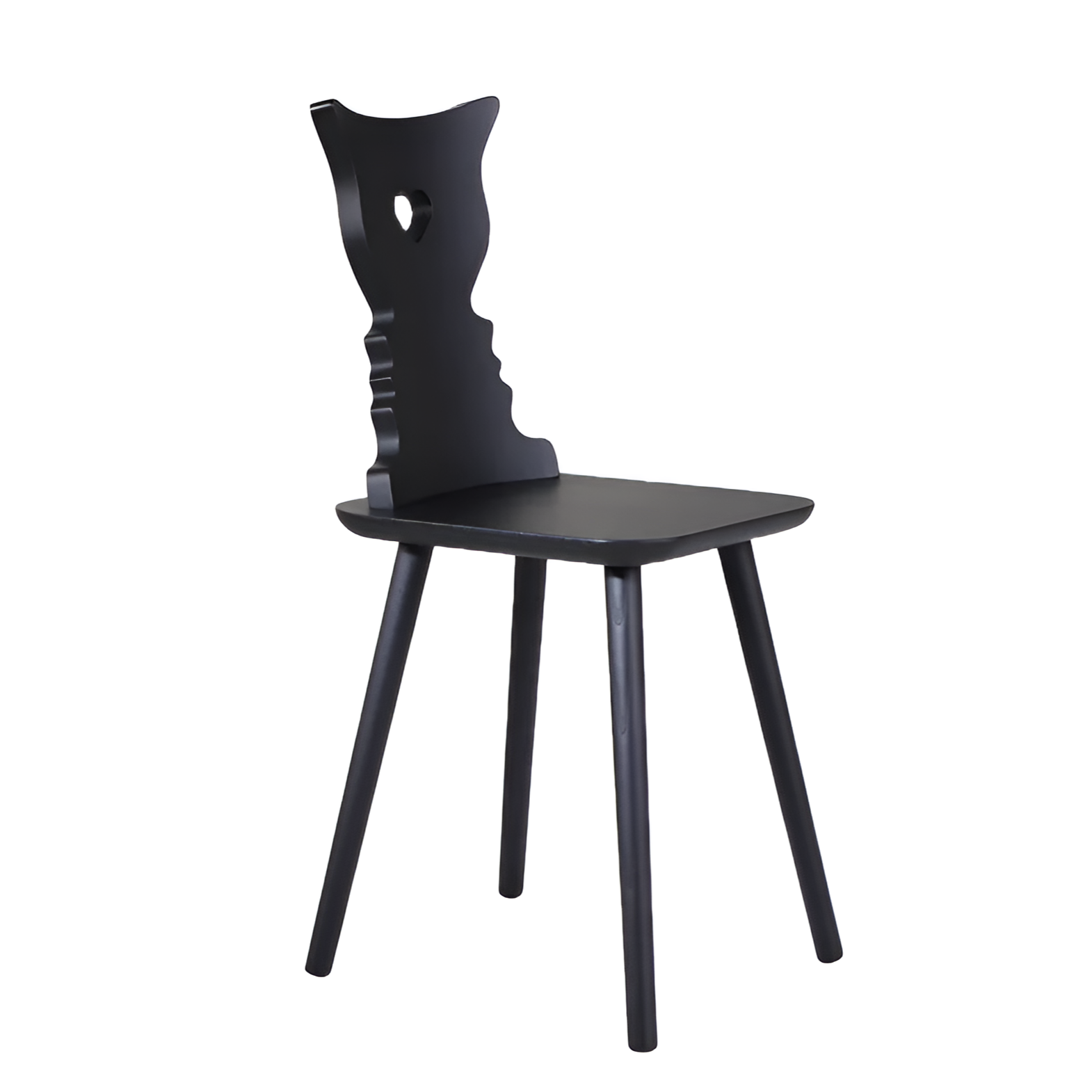 Stuhl in Schwarz