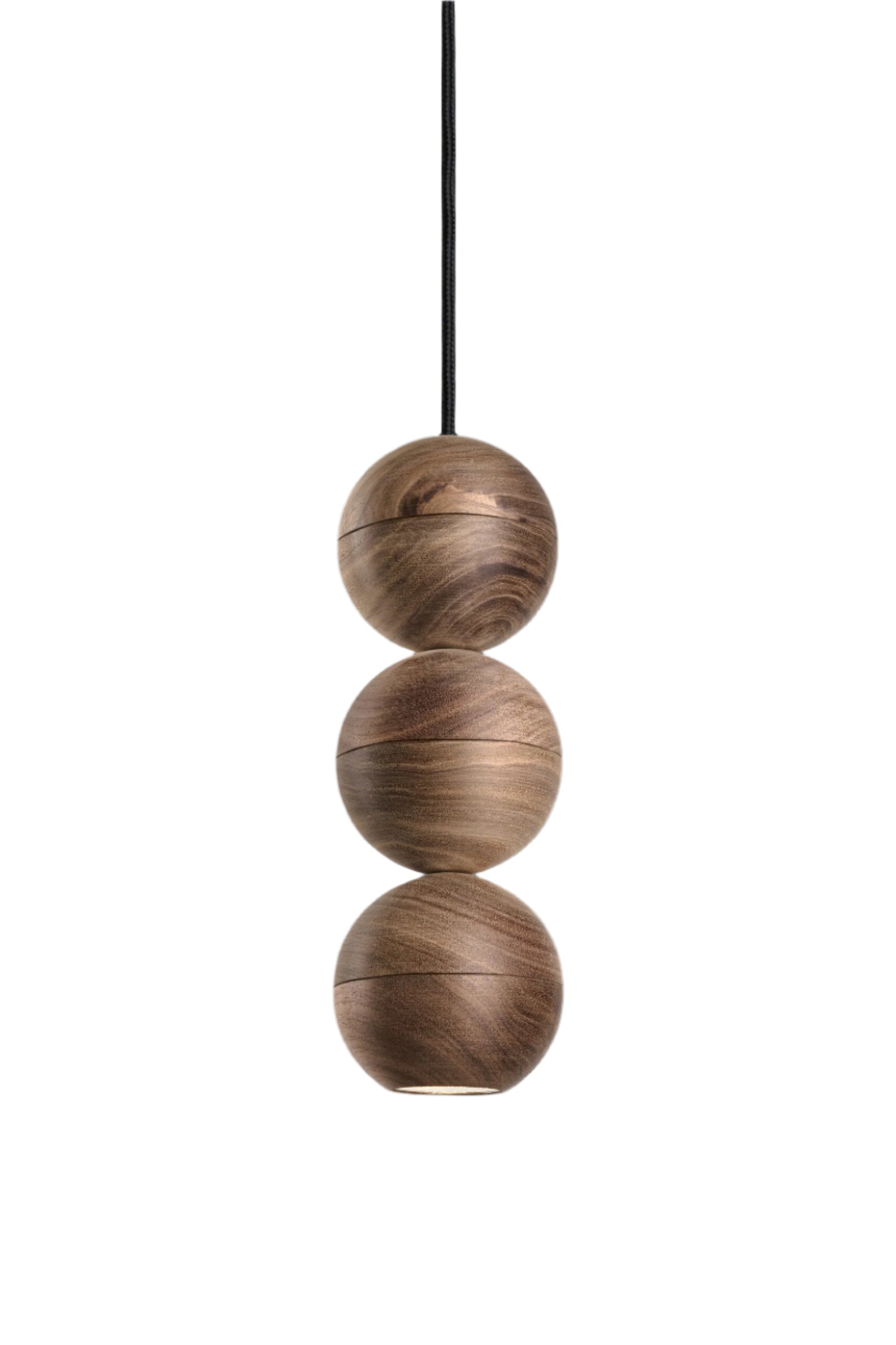Lampa wisząca WOODOO lite drewno orzechowe