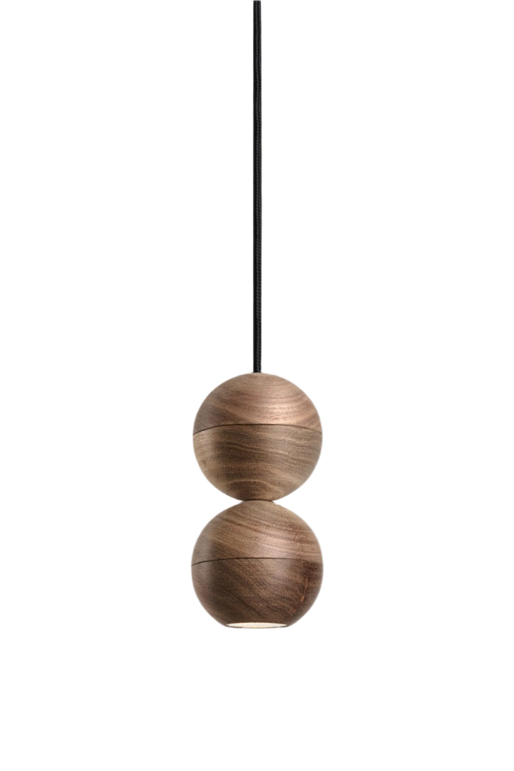 Lampa wisząca WOODOO lite drewno orzechowe