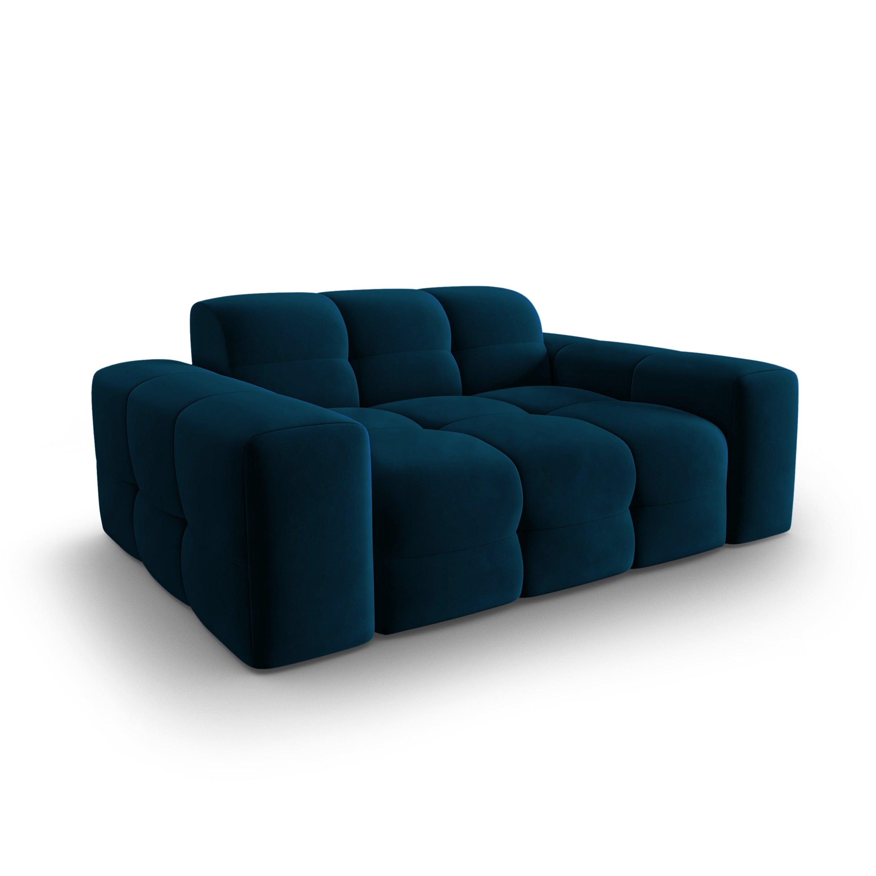 Sofa aksamitna 2-osobowa KENDAL granatowy Micadoni Eye on Design
