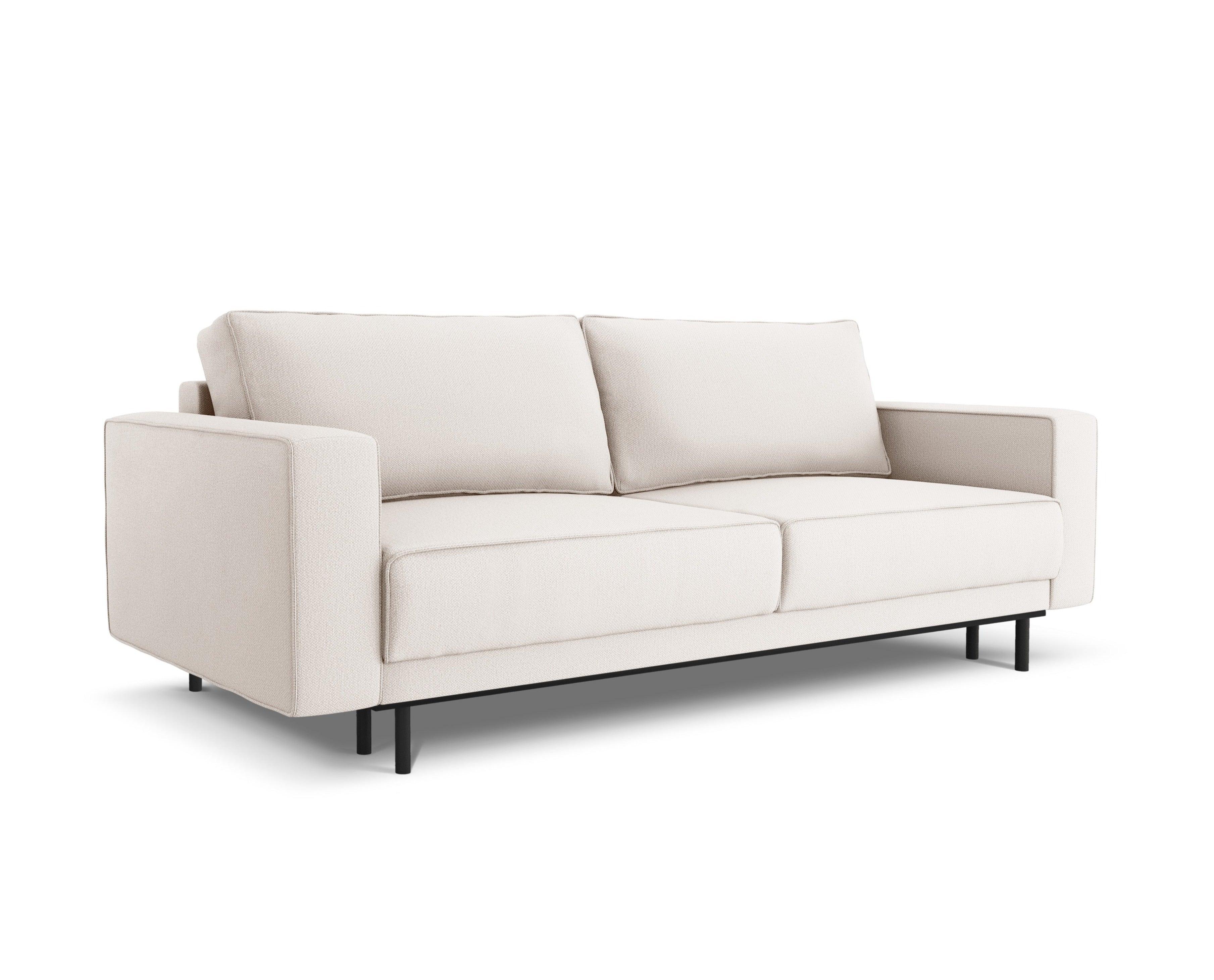 Sofa z funkcją spania CARO jasnobeżowy Micadoni Eye on Design