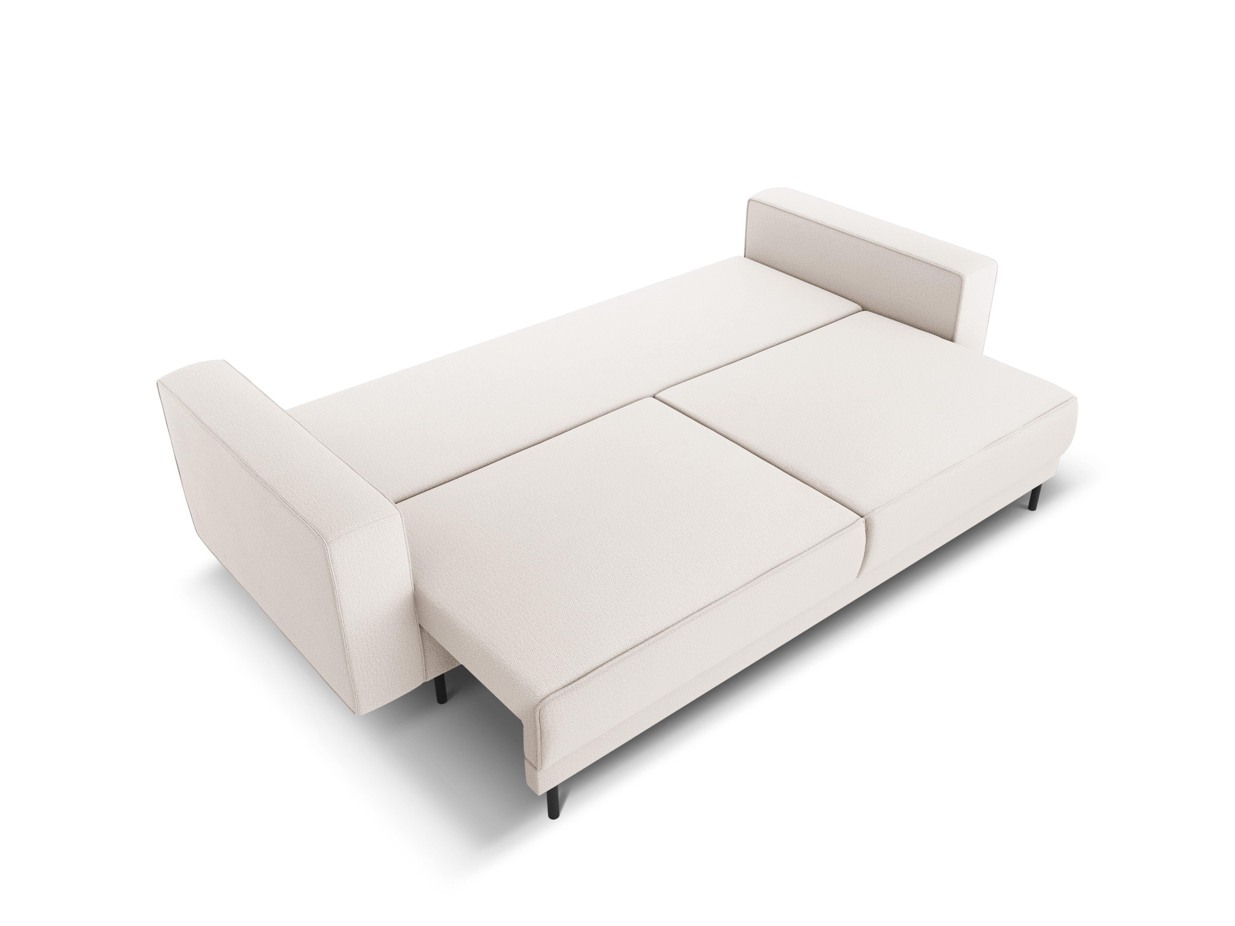 Sofa z funkcją spania CARO jasnobeżowy Micadoni Eye on Design