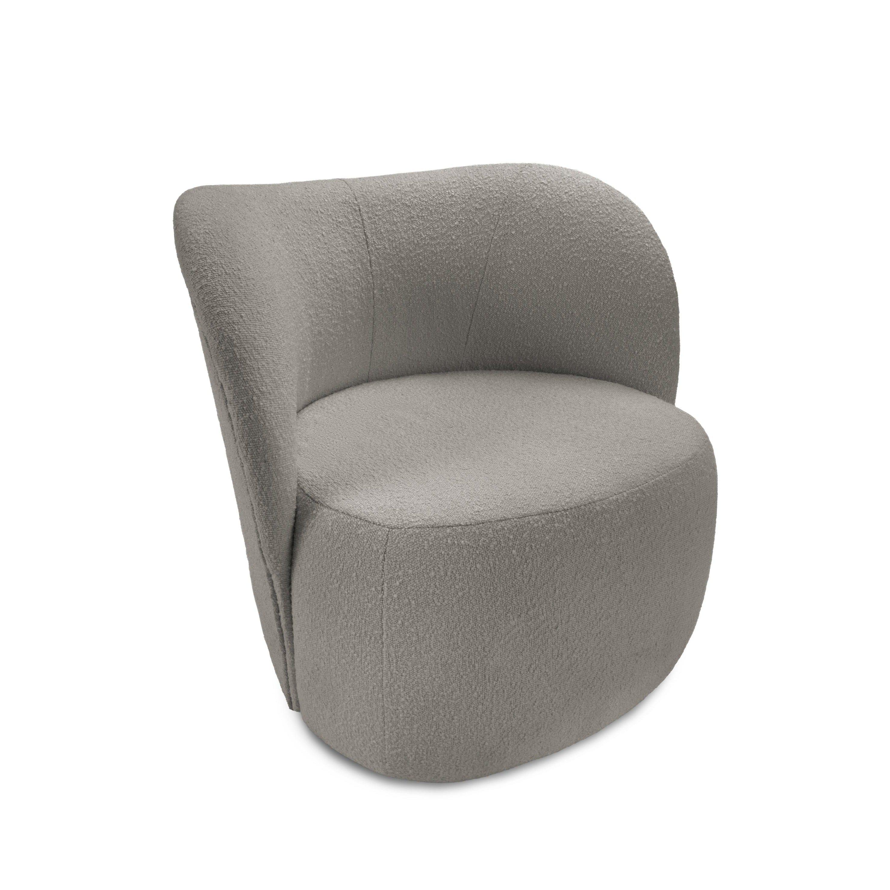 Fotel SAAMIT boucle szary Micadoni Eye on Design