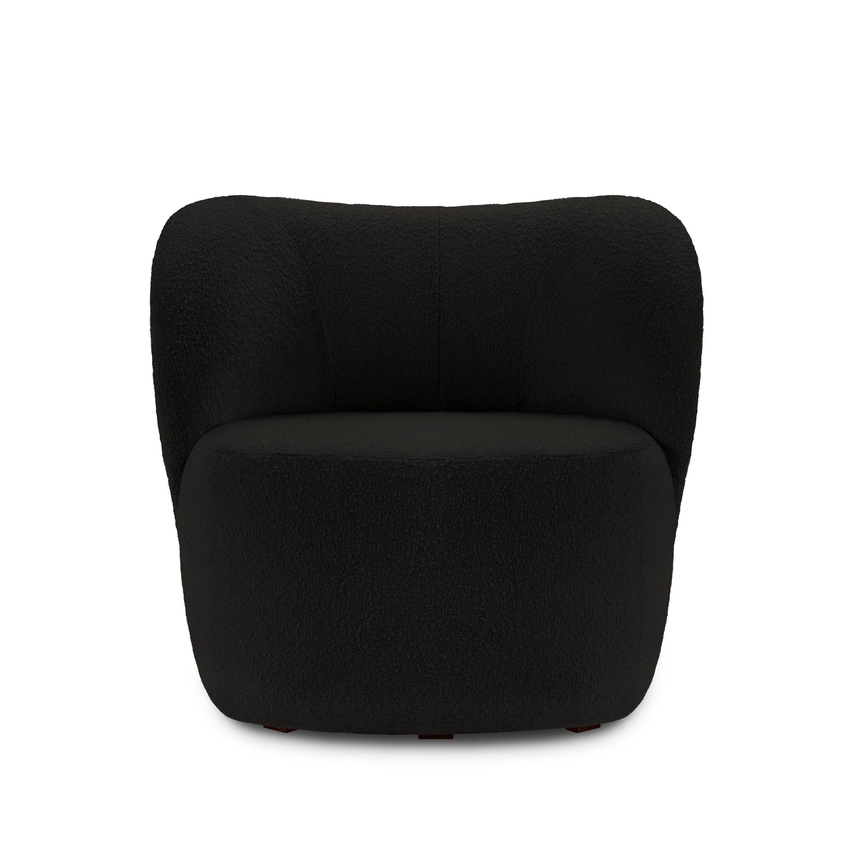 Fotel SAAMIT boucle czarny Micadoni Eye on Design