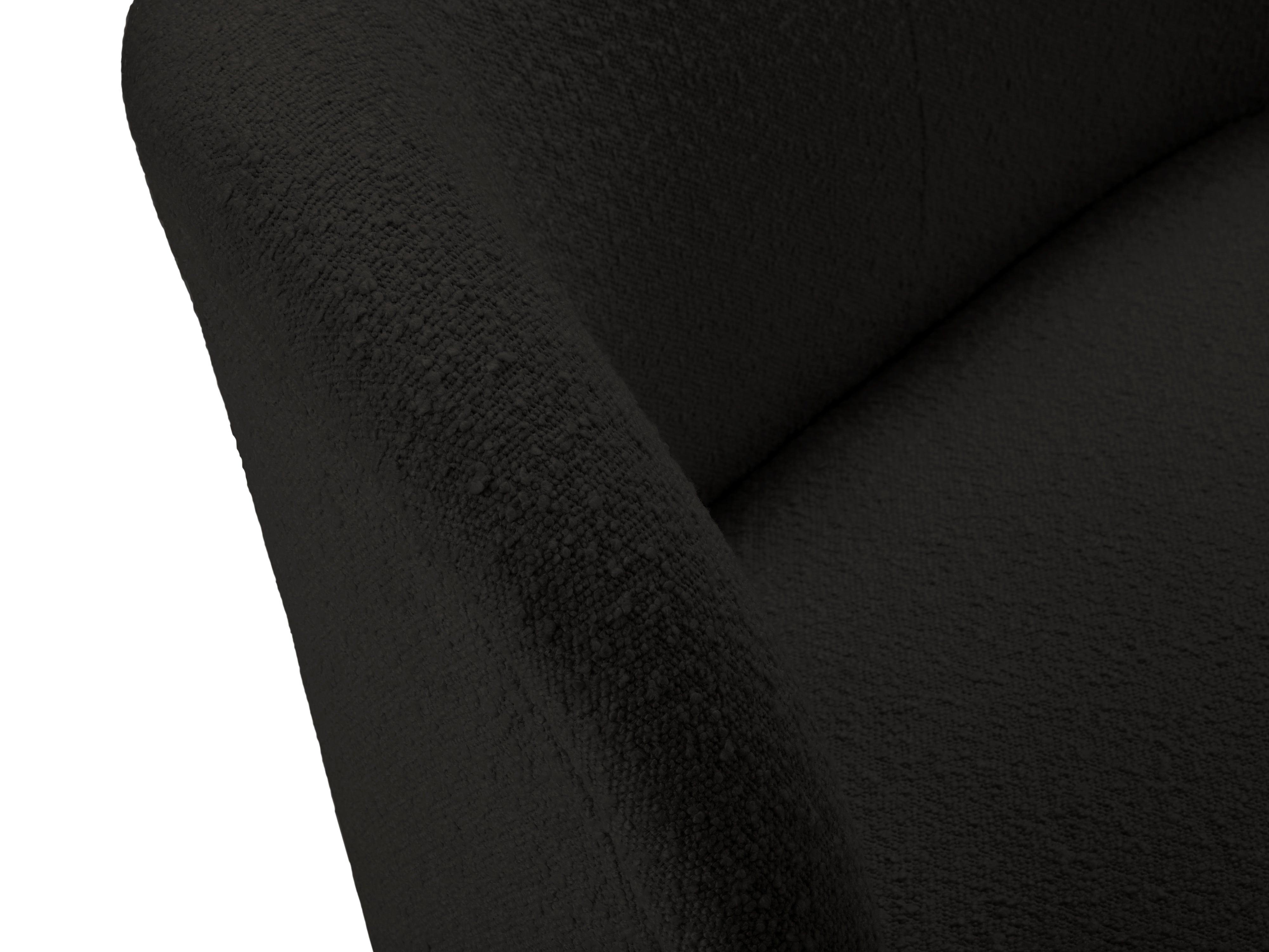 Fotel SAAMIT boucle czarny Micadoni Eye on Design