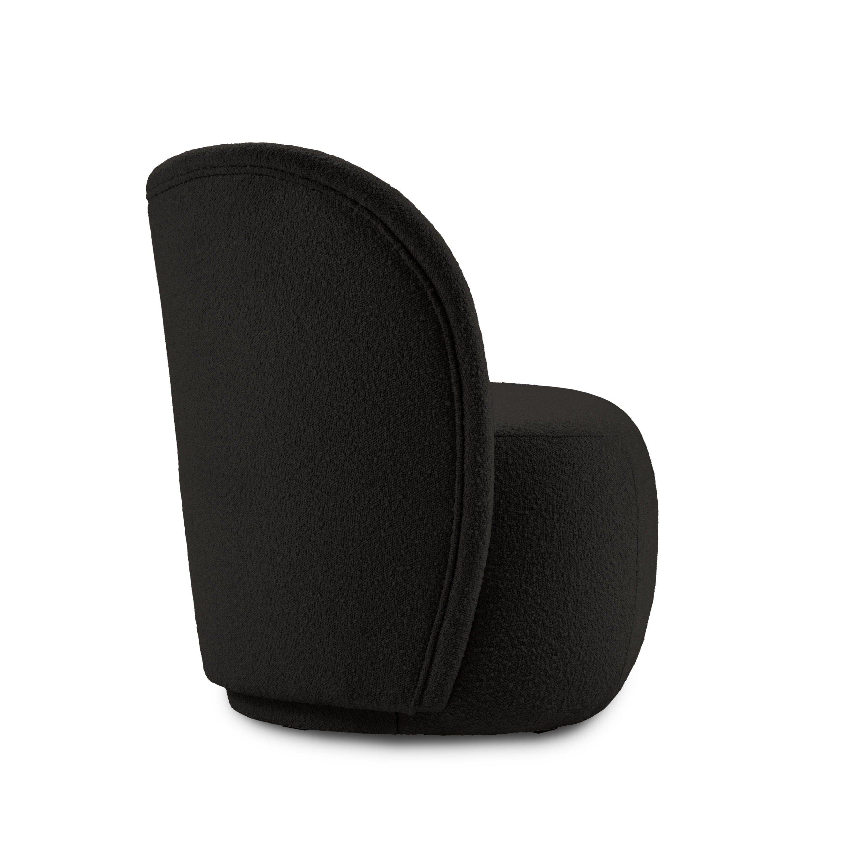 Fotel SAAMIT boucle czarny Micadoni Eye on Design