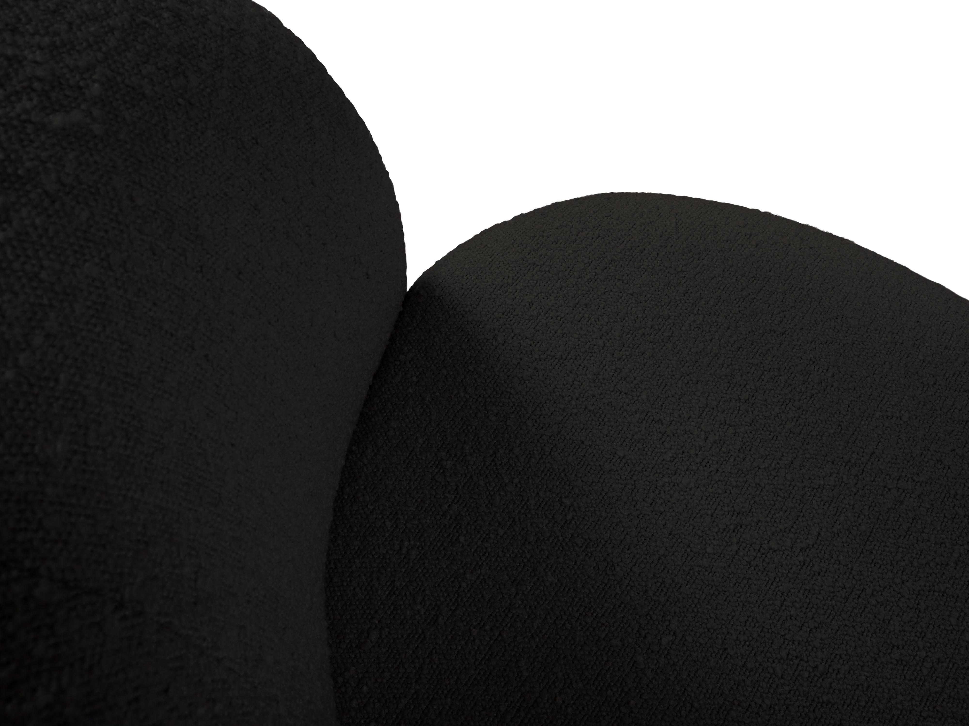 Fotel SAAMIT boucle czarny Micadoni Eye on Design