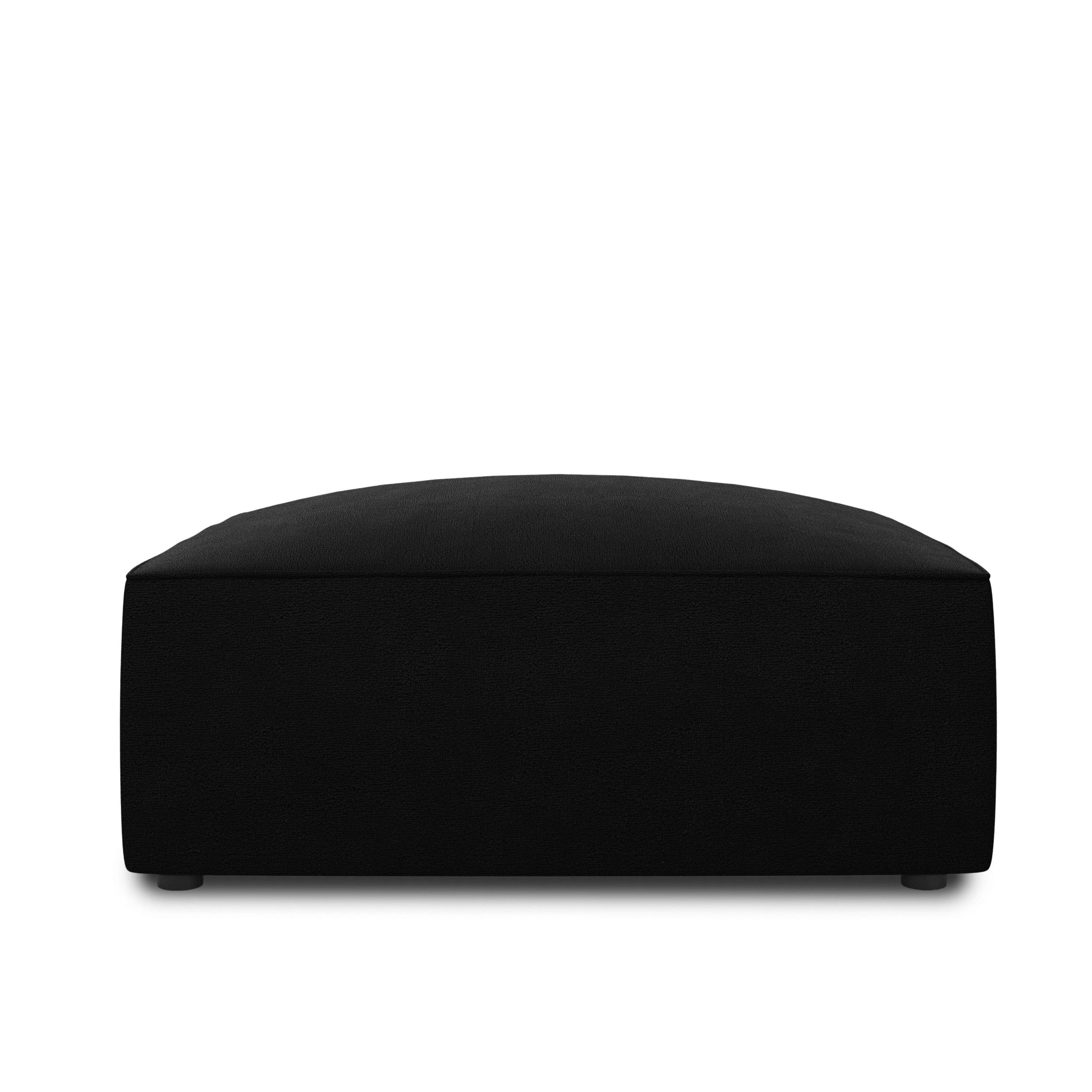 Puf aksamitny RUBY czarny Micadoni Eye on Design