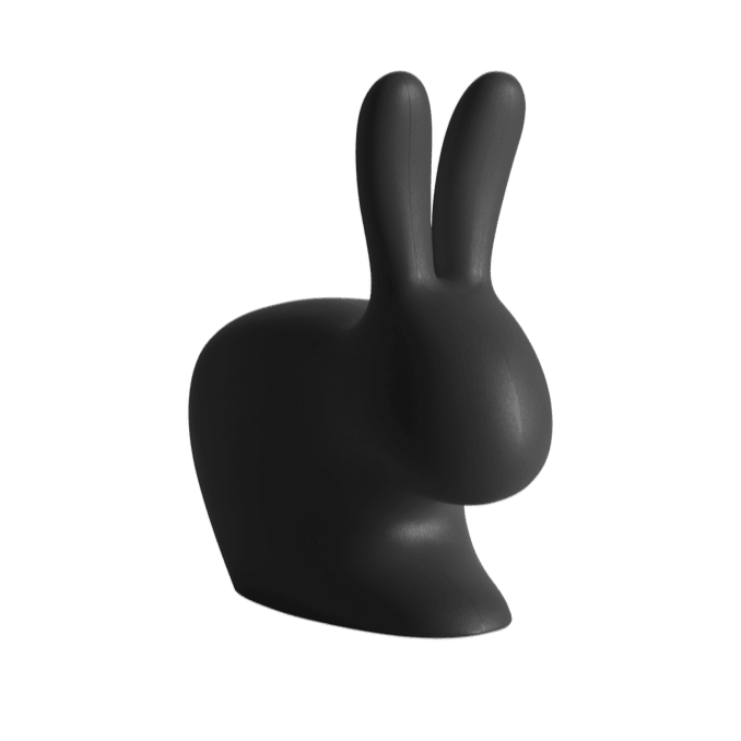 Stoper do drzwi RABBIT czarny Qeeboo Eye on Design