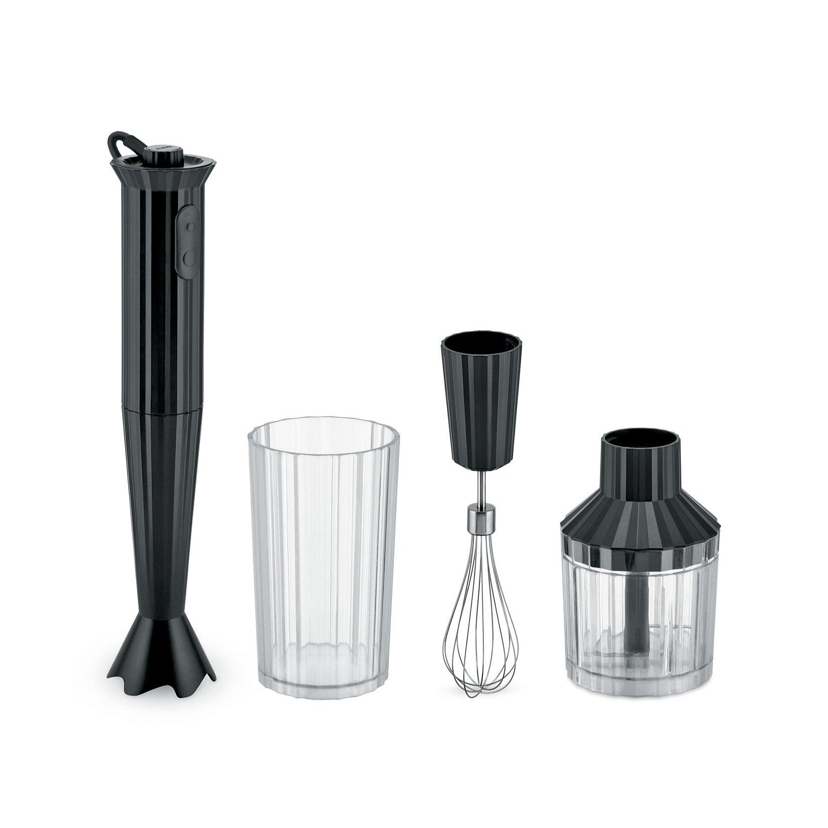 Schwarzes Handmixer -Set