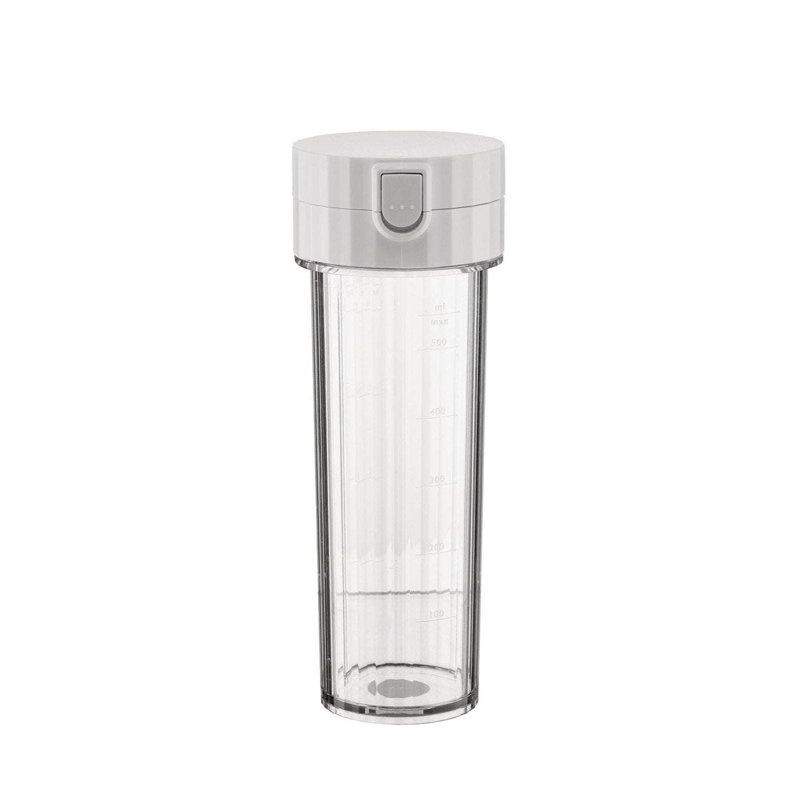 White plissé bottle