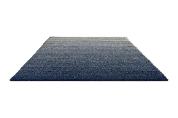 Shade low gray-navy blue rug