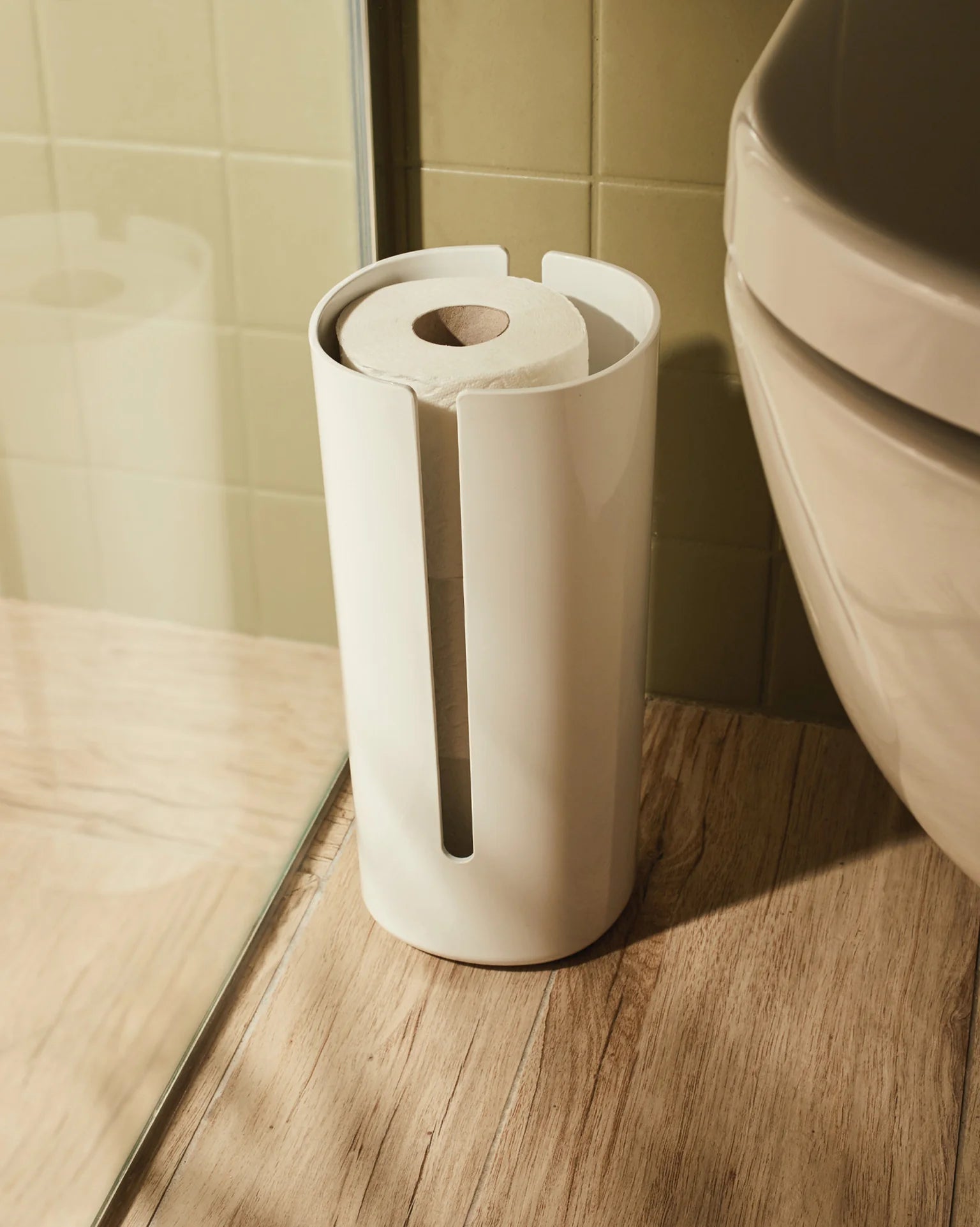 Birillo weißer Toilettenpapierstand