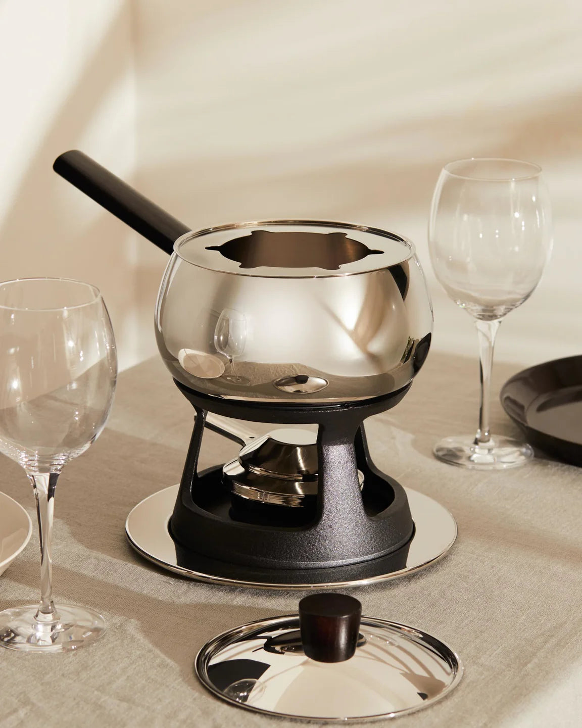 Fondue Mami Fondue Set mit Silber