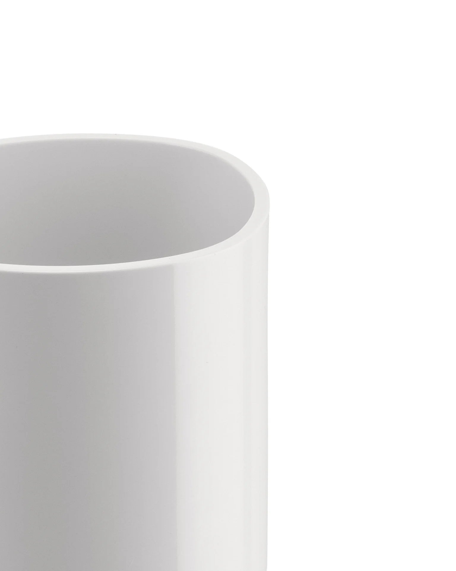 Birillo white toothbrush cup