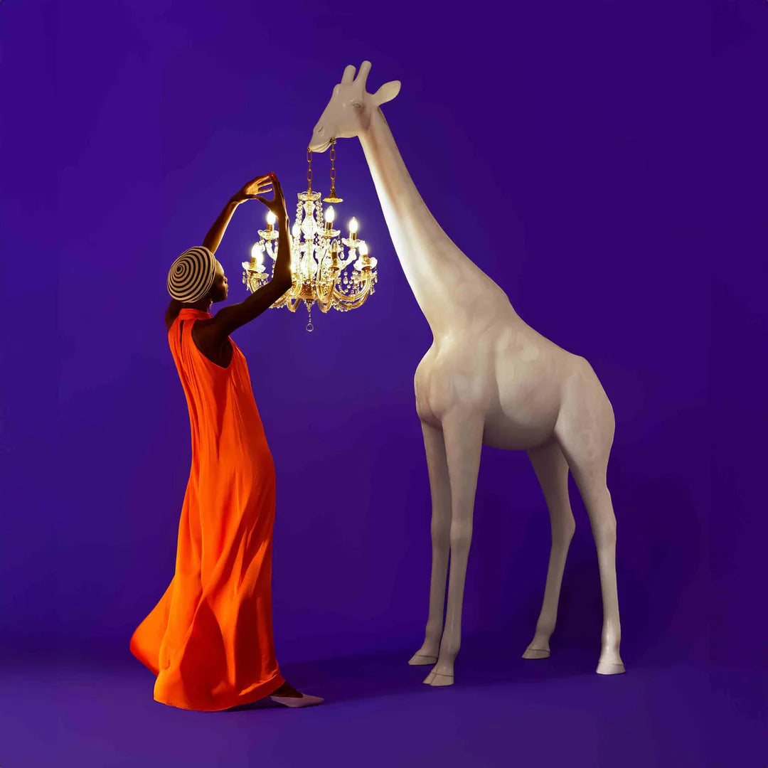 Lampa zewnętrzna GIRAFFE IN LOVE M różowy