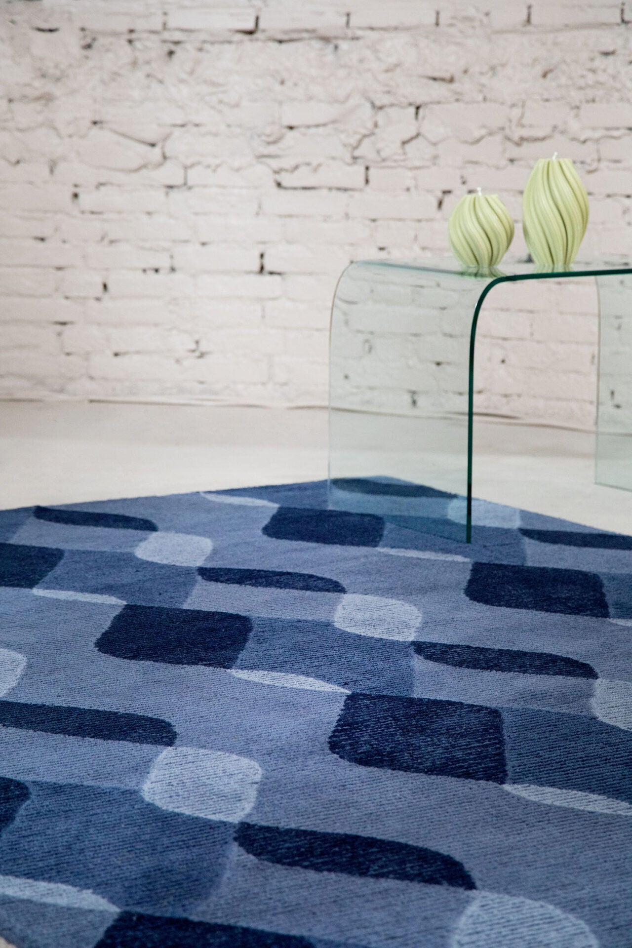 DECOR RIFF rug blue