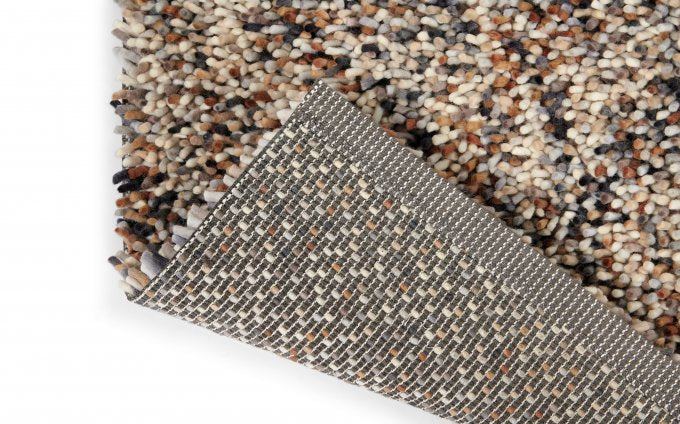 Dots beige-gray rug