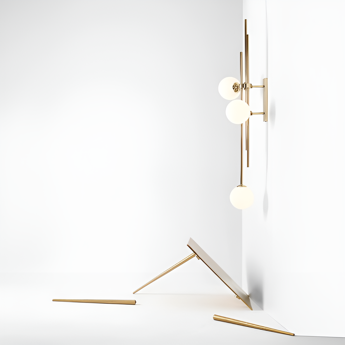Harmony Złoty wall lamp