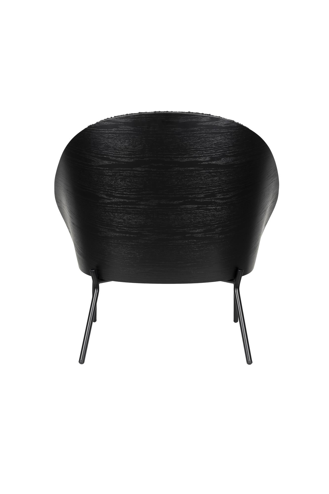 Rodin black armchair