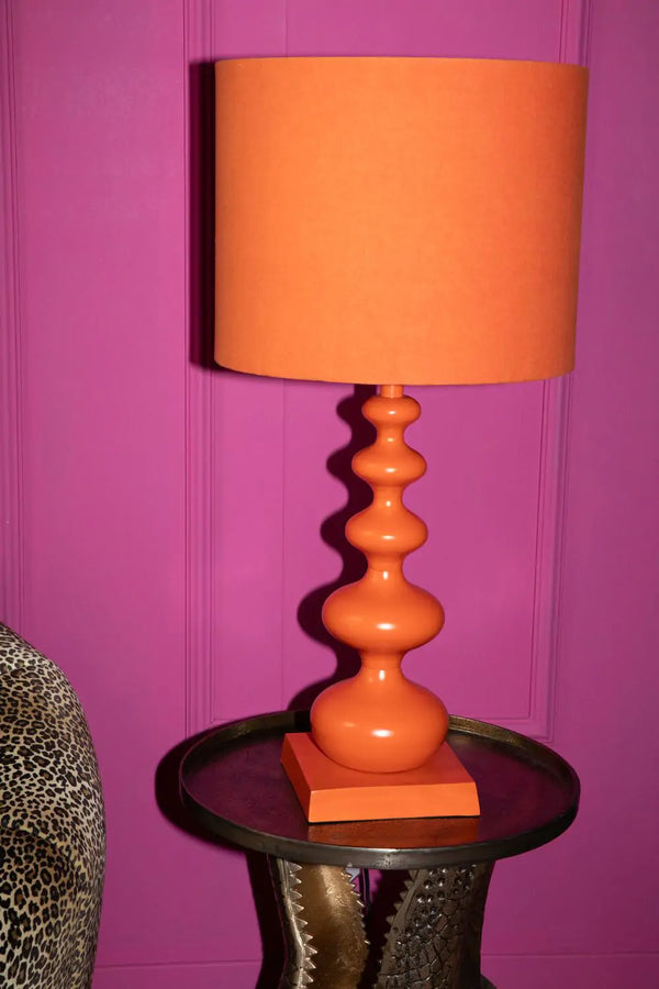 WHEN ORANGE IS KING Tischleuchte orange